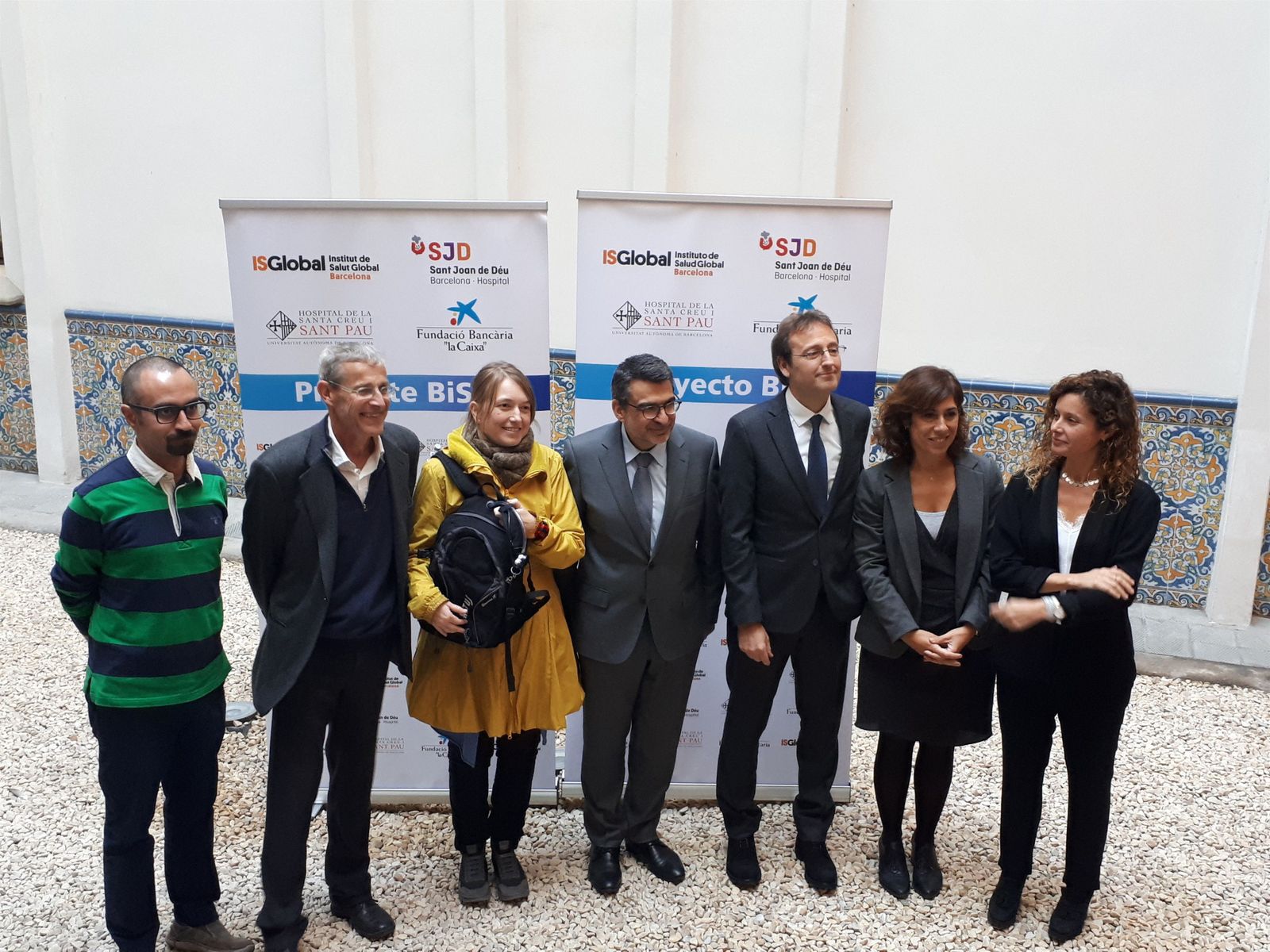 Presentación proyecto on A.Font, J.Sunyer, E.Gratacós, M.D.Gómez y E.Llurba