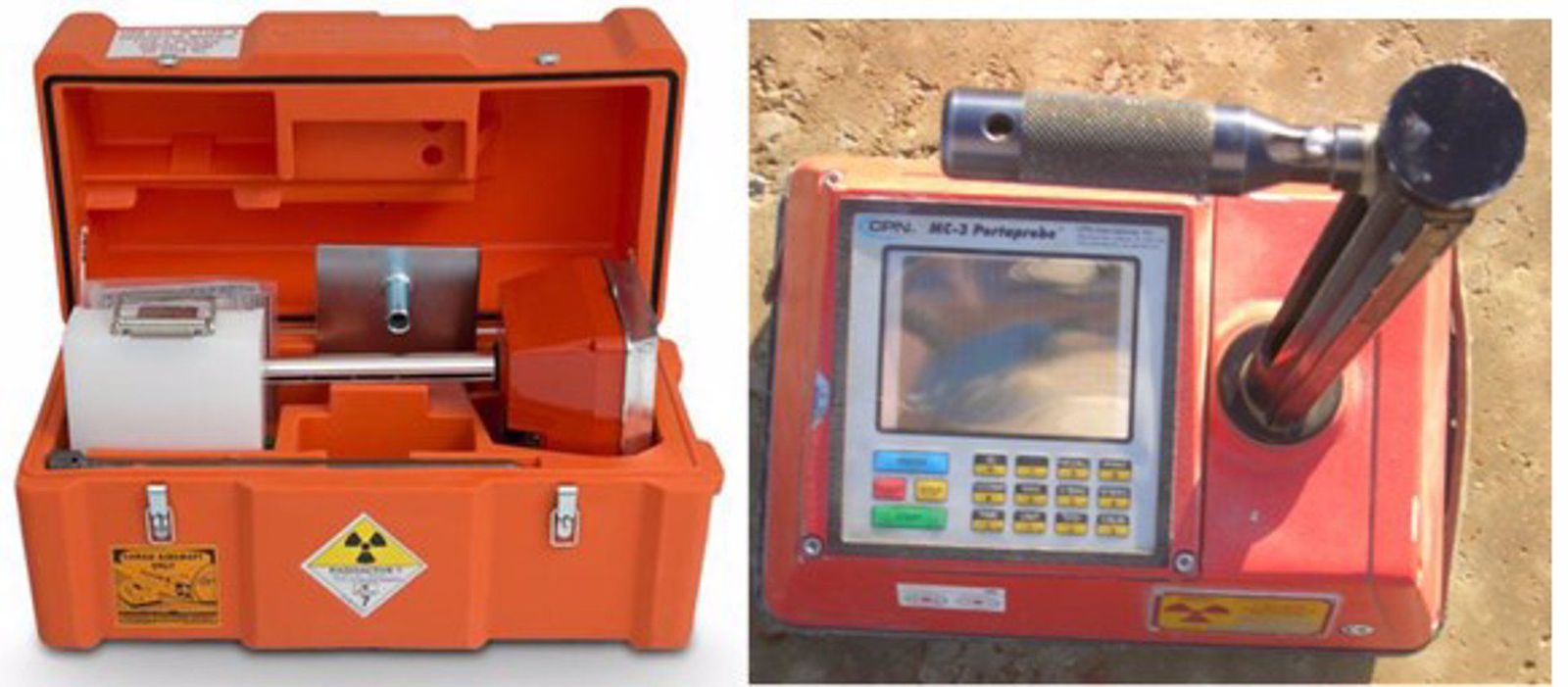 Maleta y equipo radiactivo robado en La Llagosta (Barcelona) - CSN