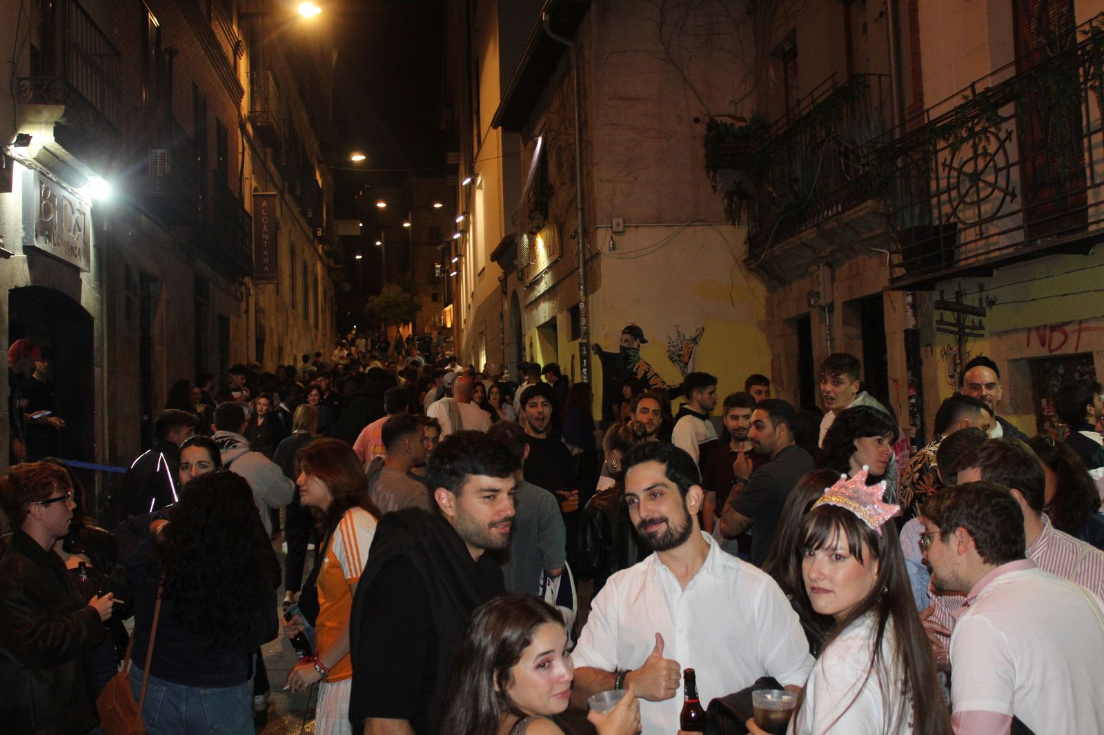 Salamanca de noche, sábado 18 de octubre