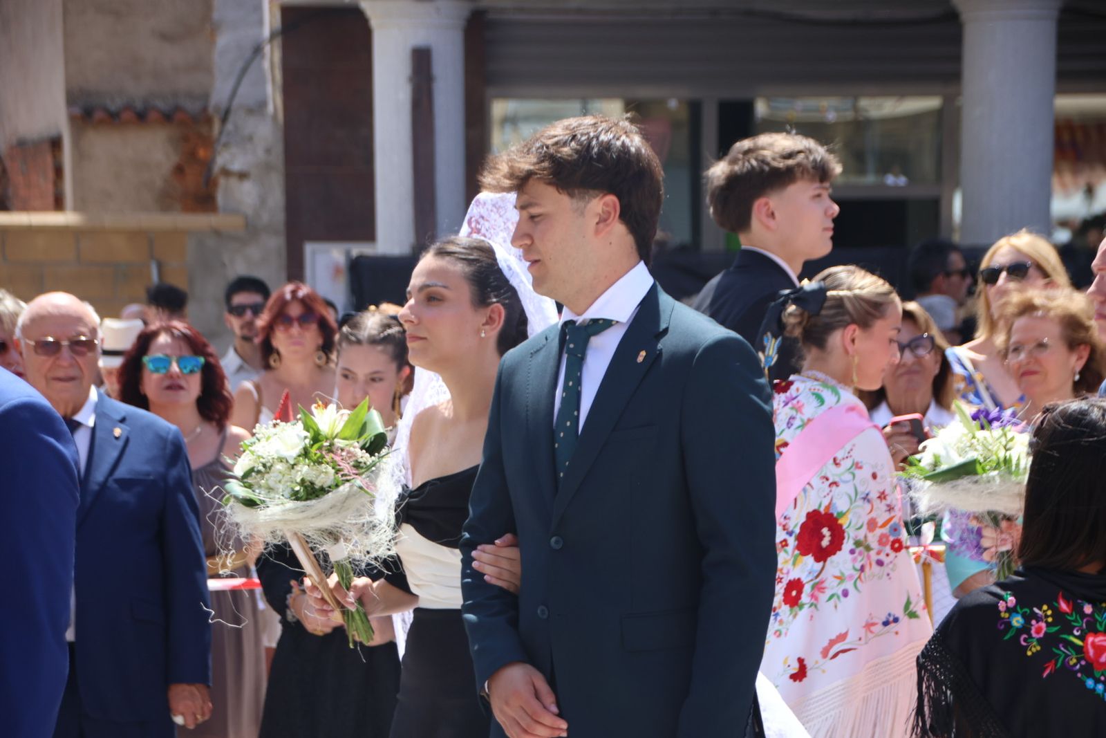 Procesión y ofrenda floral en honor de Nuestra Señora de la Asunción en Guijuelo