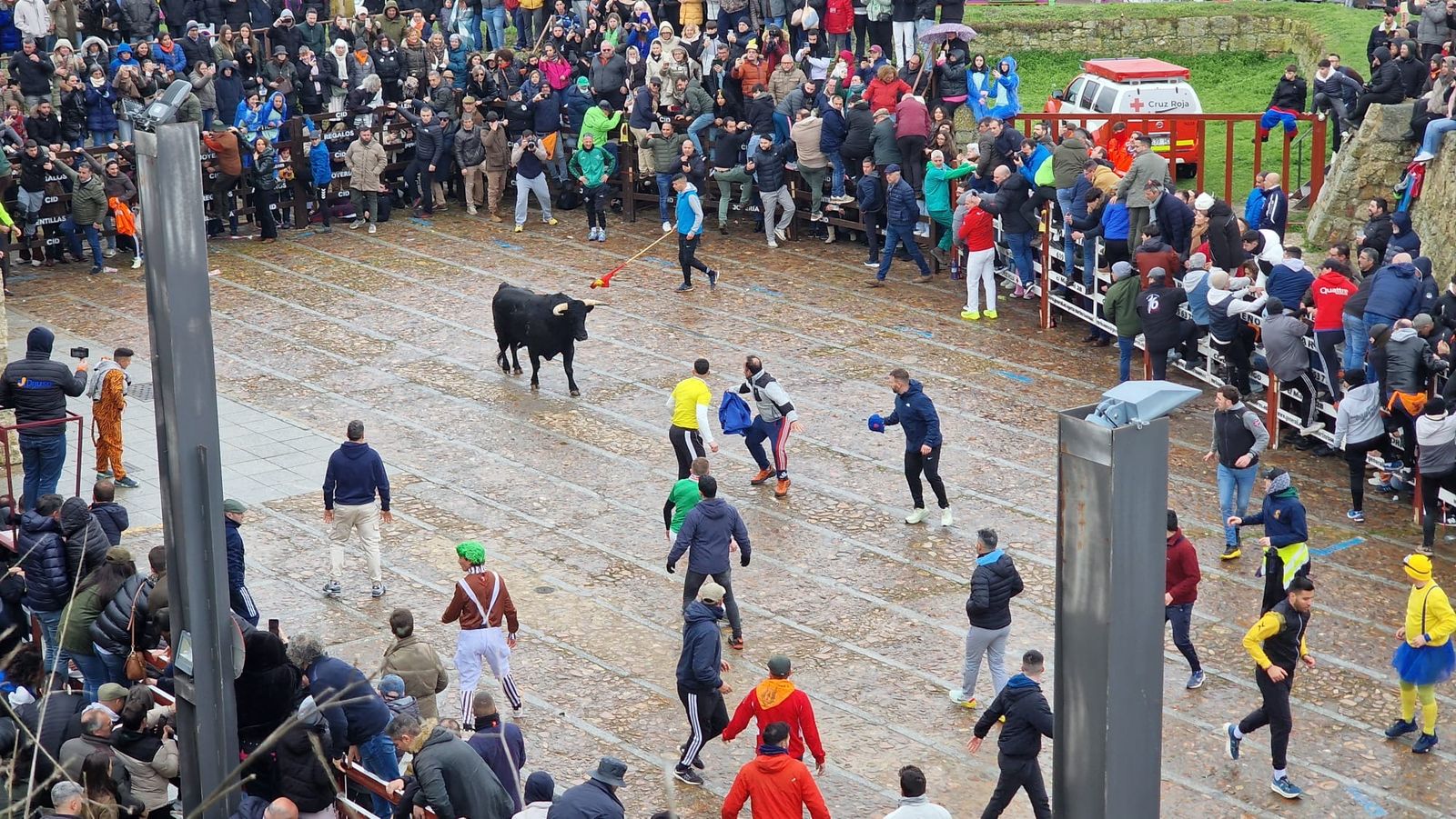 Desencierro domingo de carnaval en Ciudad Rodrigo