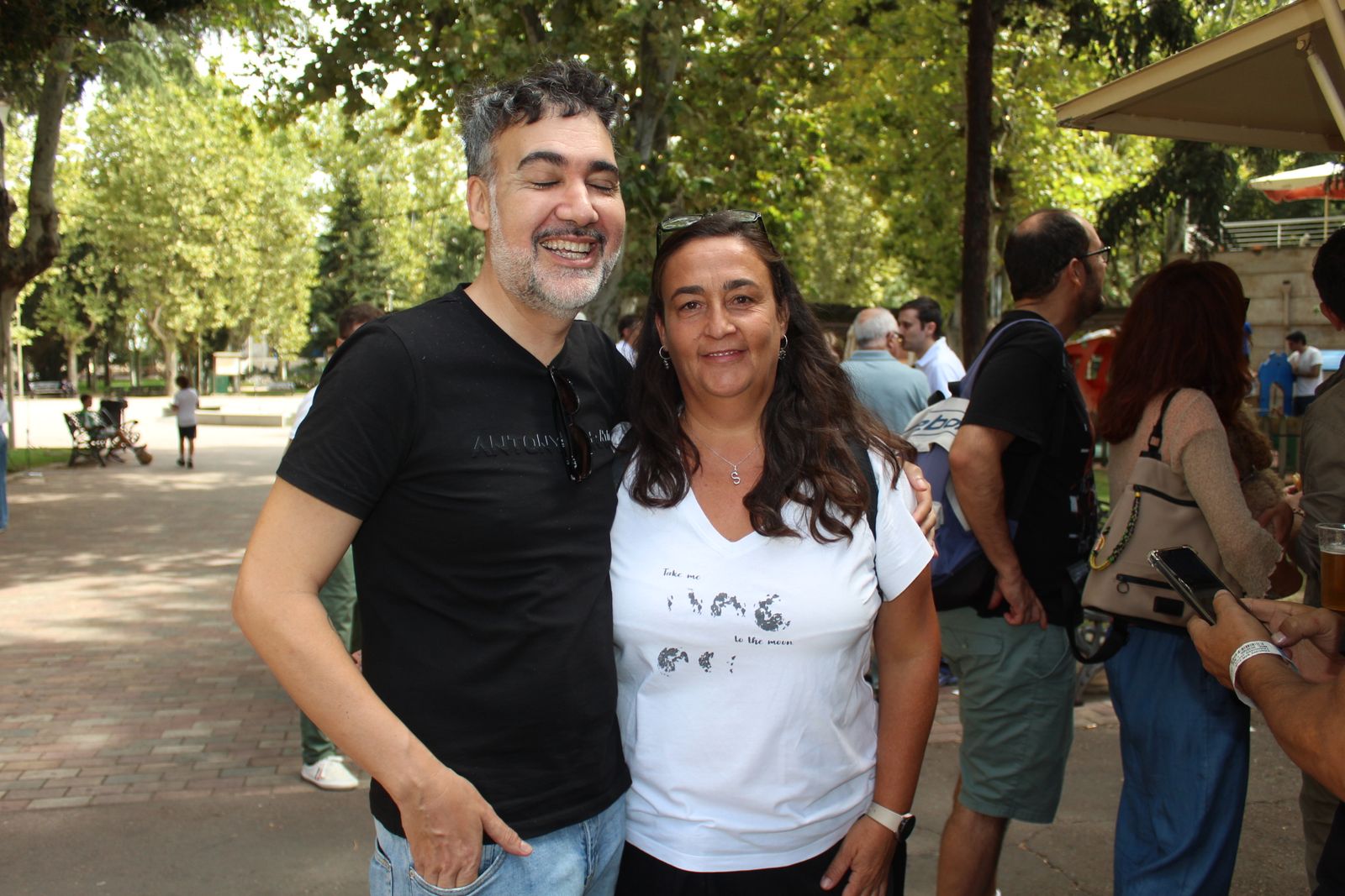 Ambiente en la Feria de Día en el mediodía de este viernes