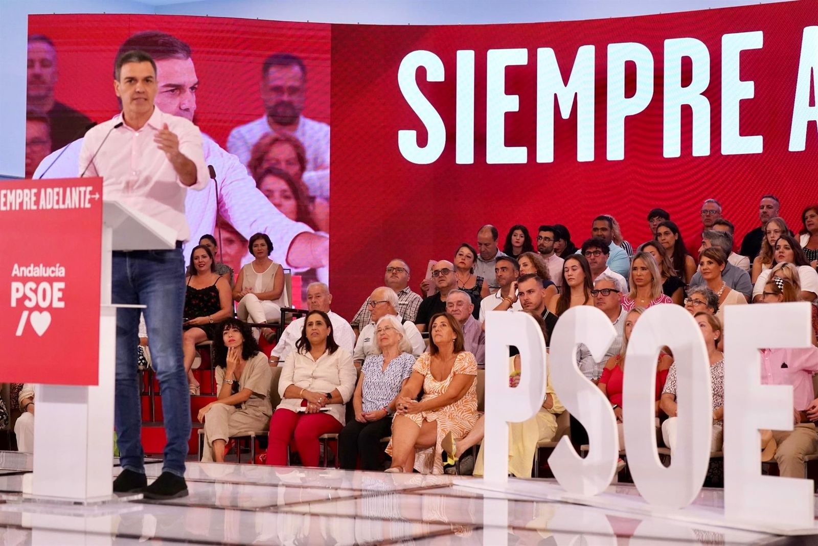 El secretario general del PSOE y presidente del Gobierno en funciones, Pedro Sánchez