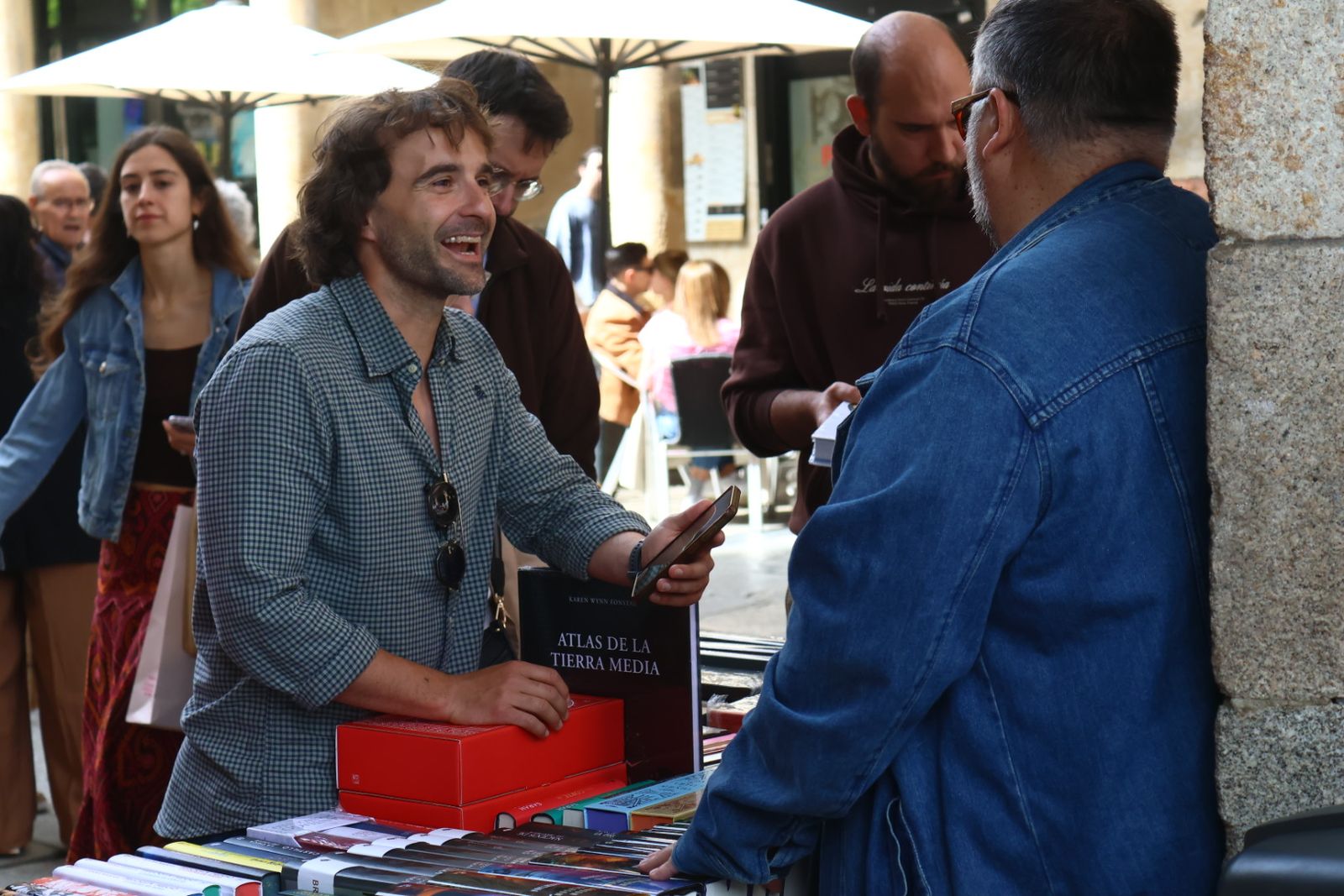 Día del Libro en la Plaza Mayor de Salamanca