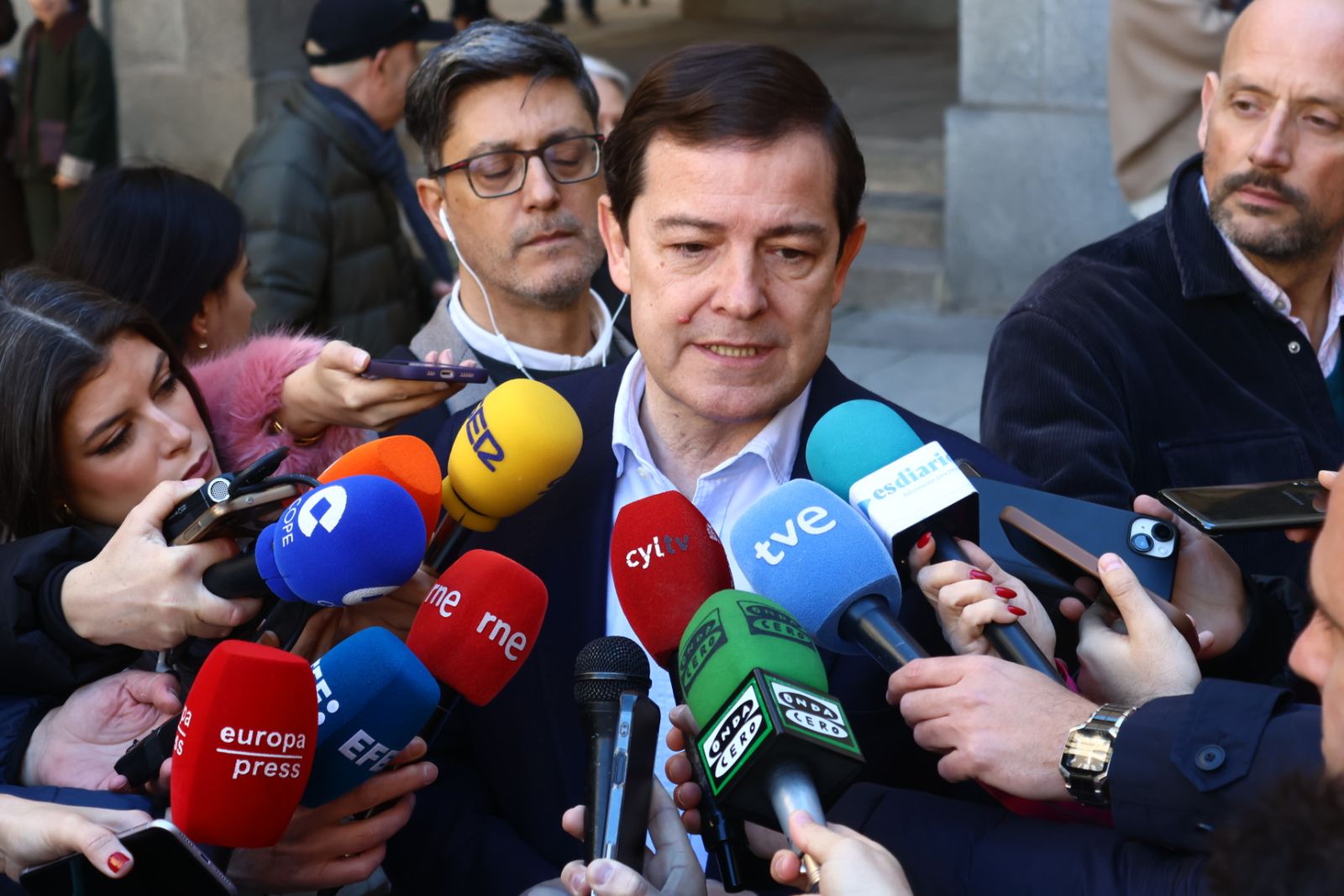 Votación de Alfonso Fernández Mañueco