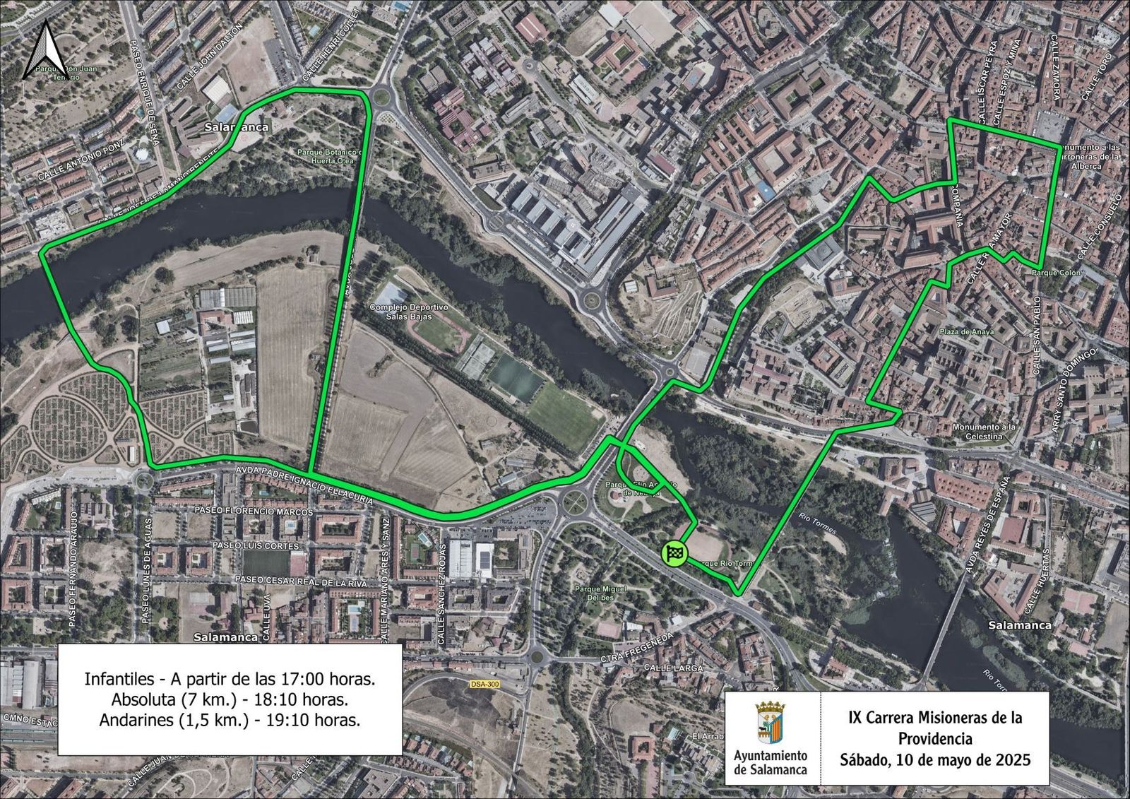 Cortes de tráfico IX Carrera Misioneras