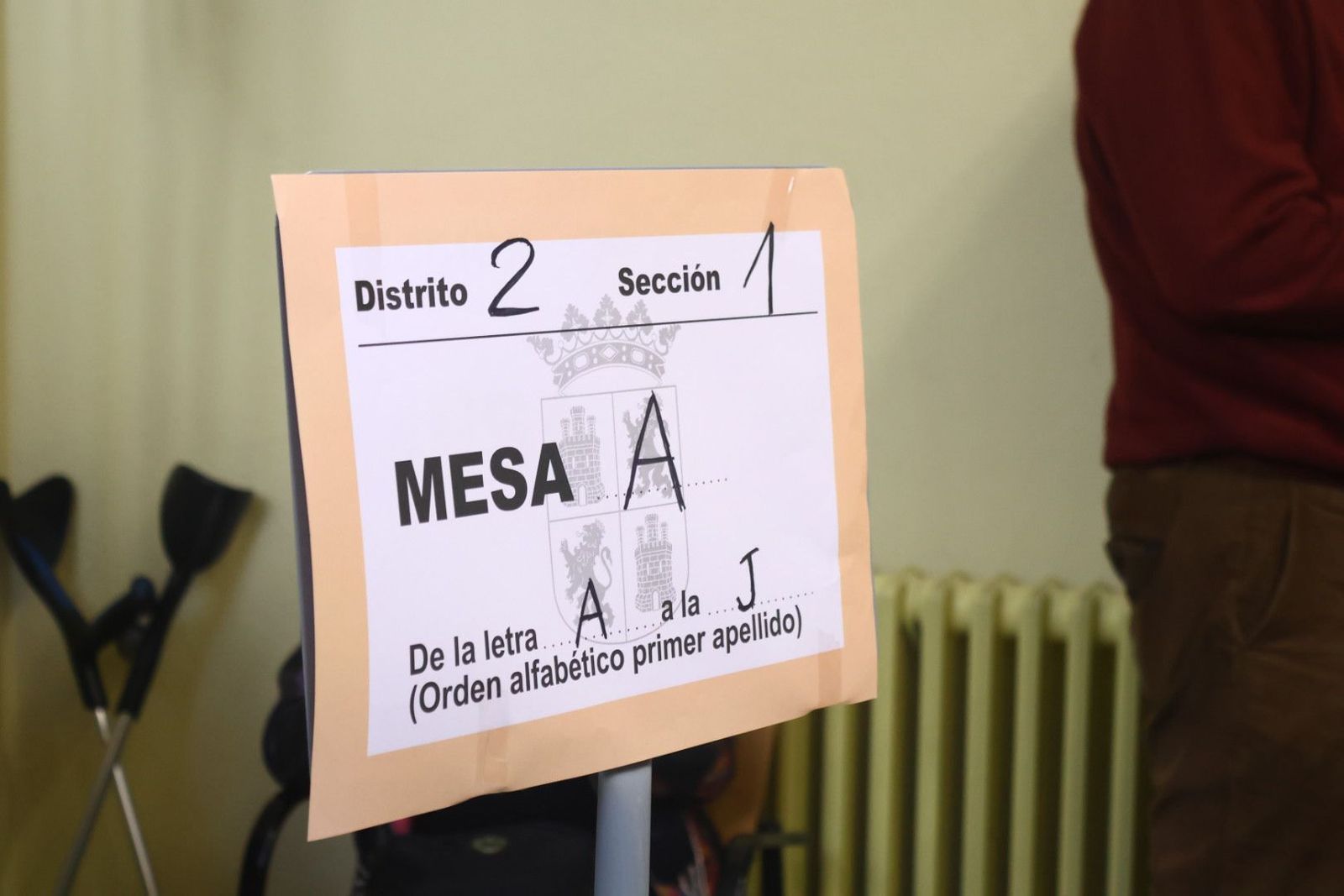 Mesa electoral, votaciones, elecciones, comicios, votar