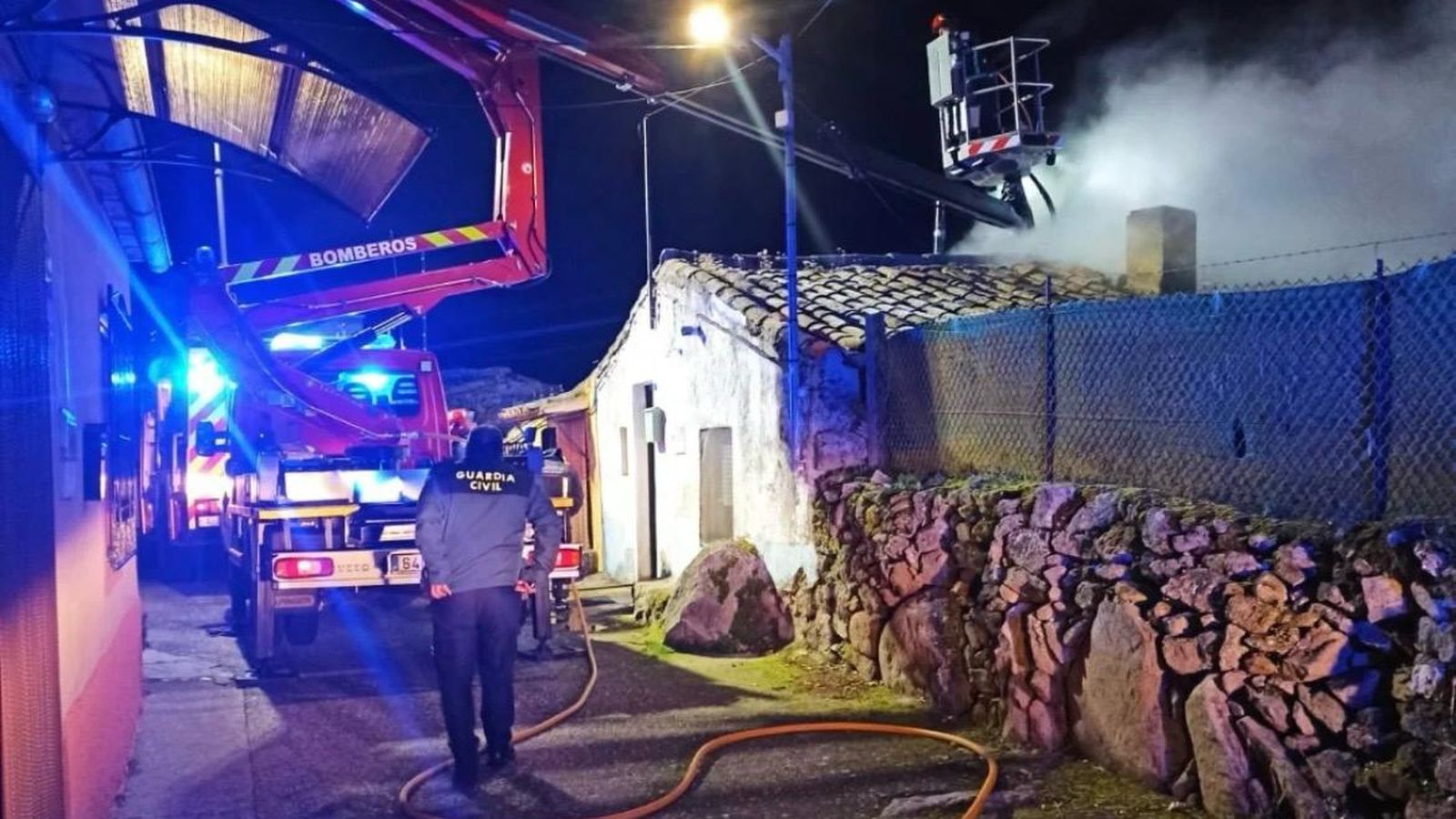 Incendio de una vivienda en Ledesma