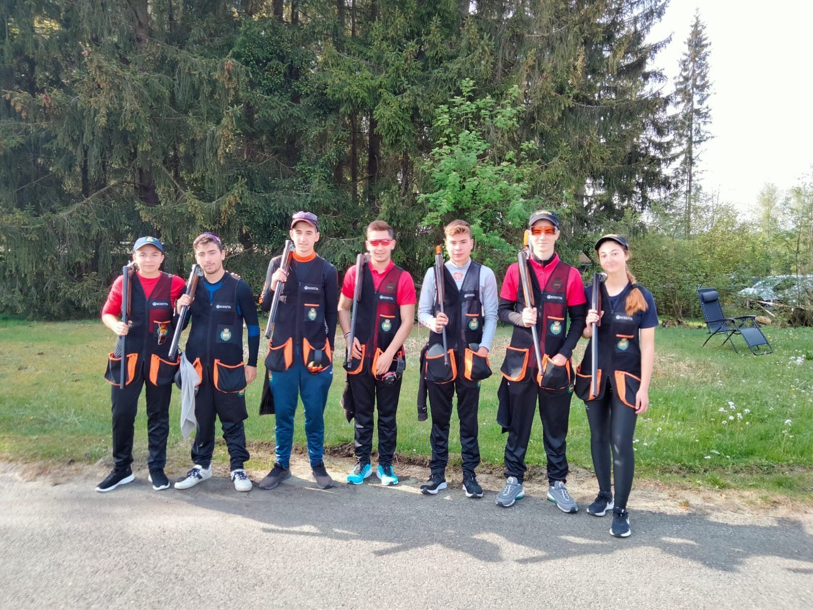 David Sotelo junto al resto del equipo nacional