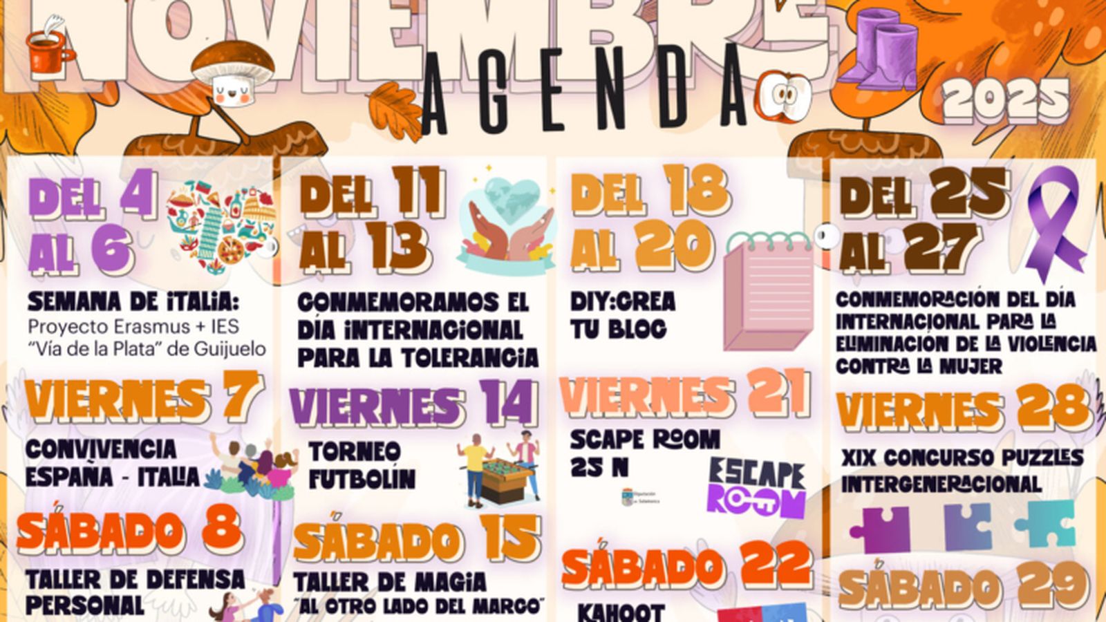 Agenda Joven Noviembre