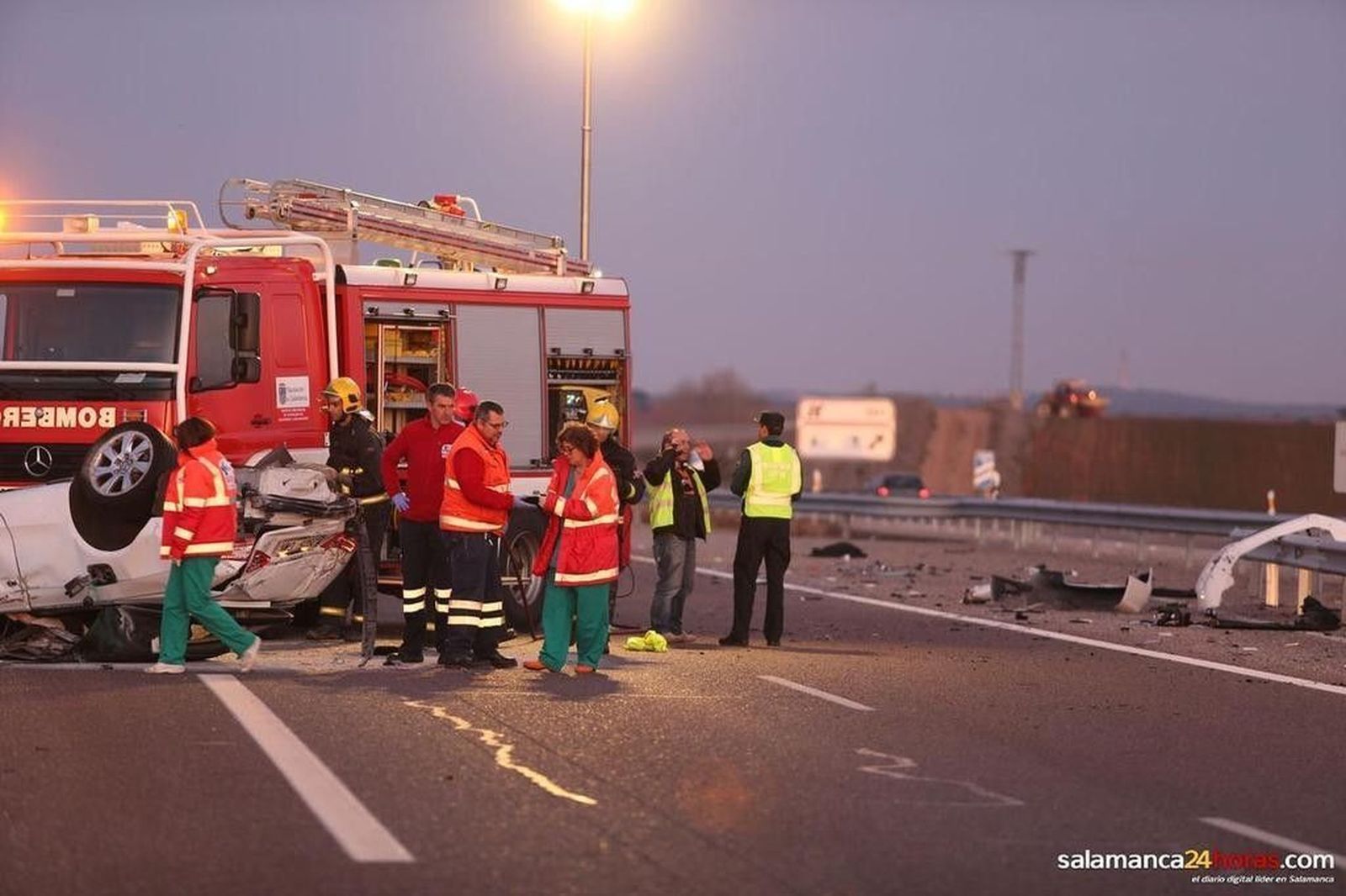 Accidente mortal en Galindo y Perahuy