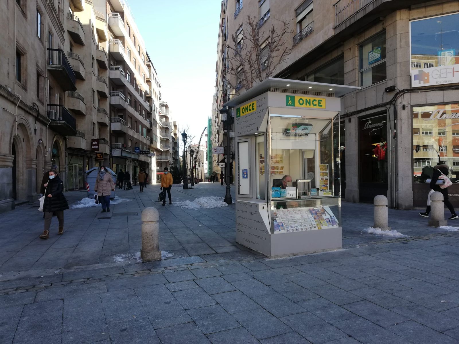 Cabina de la ONCE en Salamanca