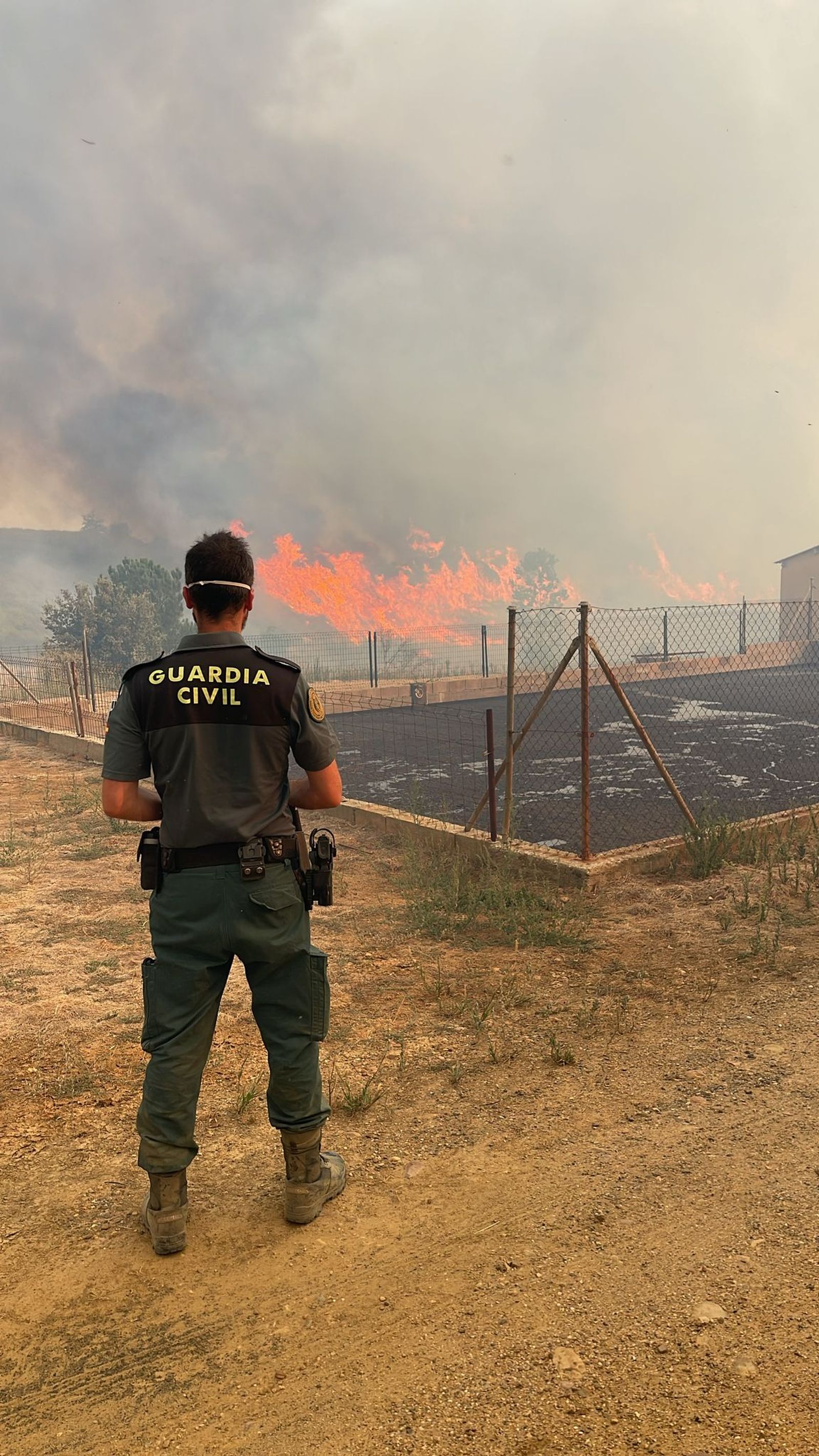 Las desoladoras imágenes del incendio que ha afectado a Molezuelas de la Carballeda, Uña de Quintana y Cubo de Benavente