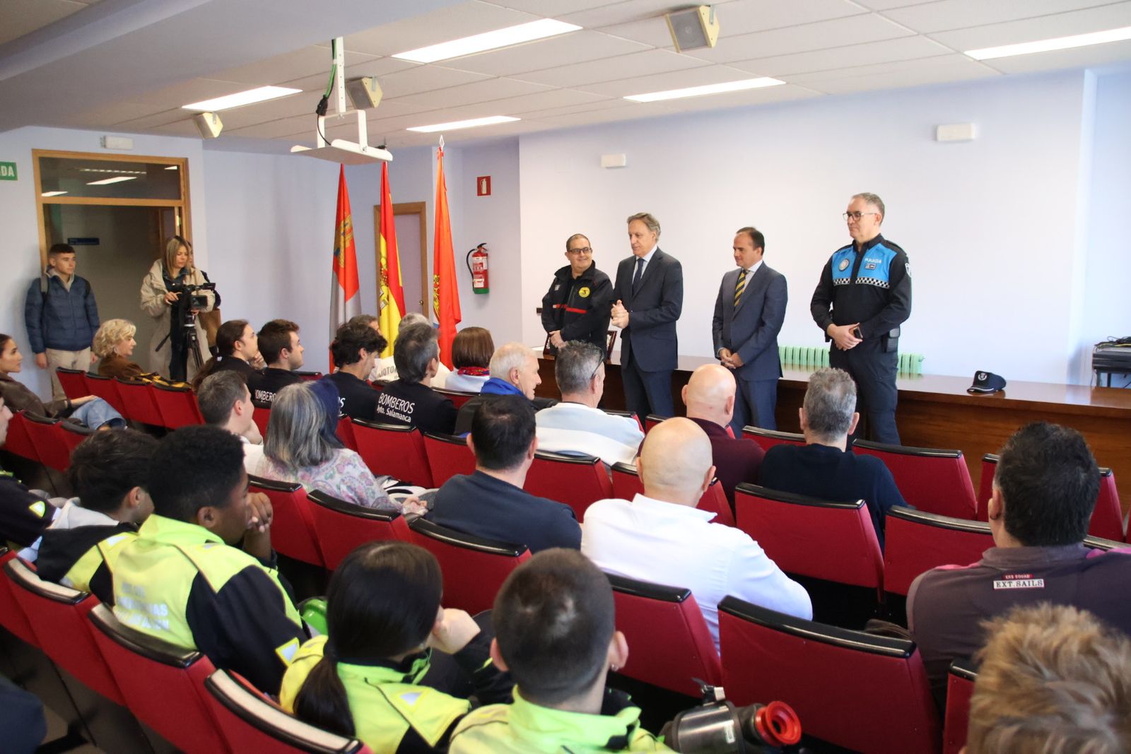 Homenaje a personal jubilado del Servicio de Prevención, Extinción de Incendios y Salvamento