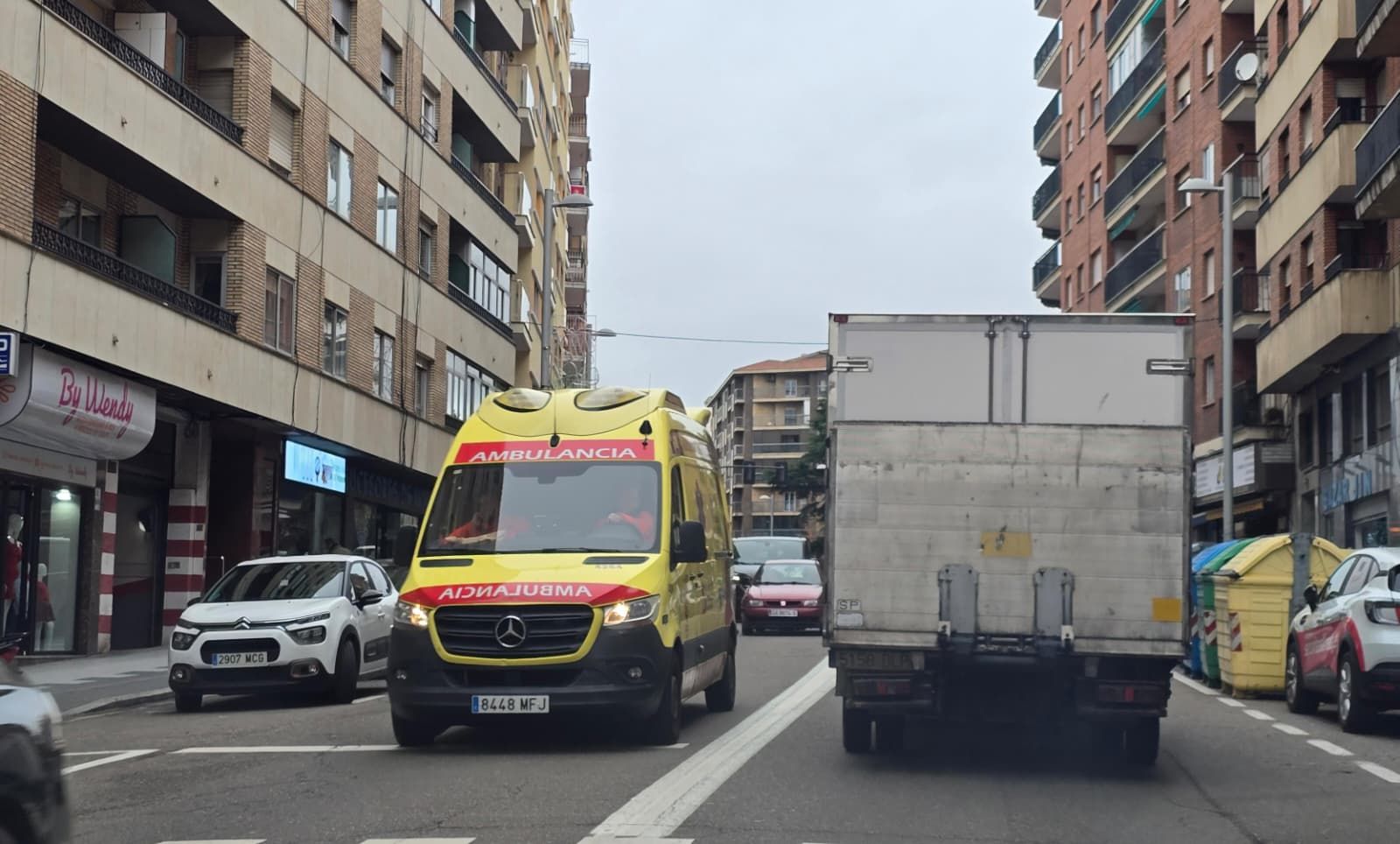 Ambulancia avenida de Portugal