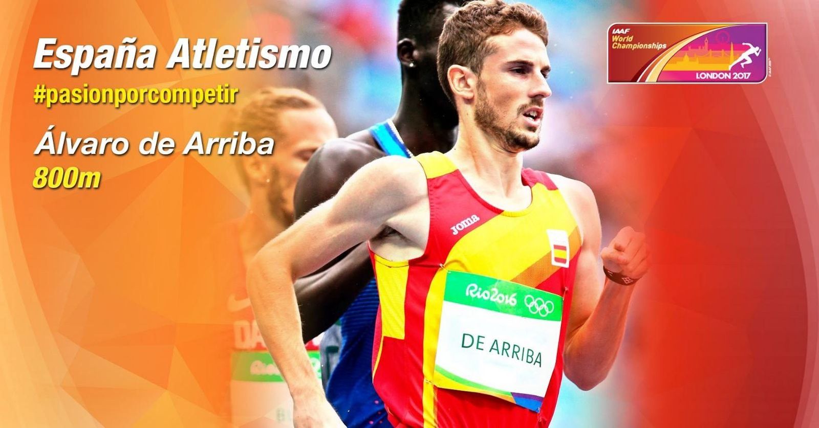 Álvaro de Arriba, eliminado en las semifinales de 800 ml del Mundial de Londres