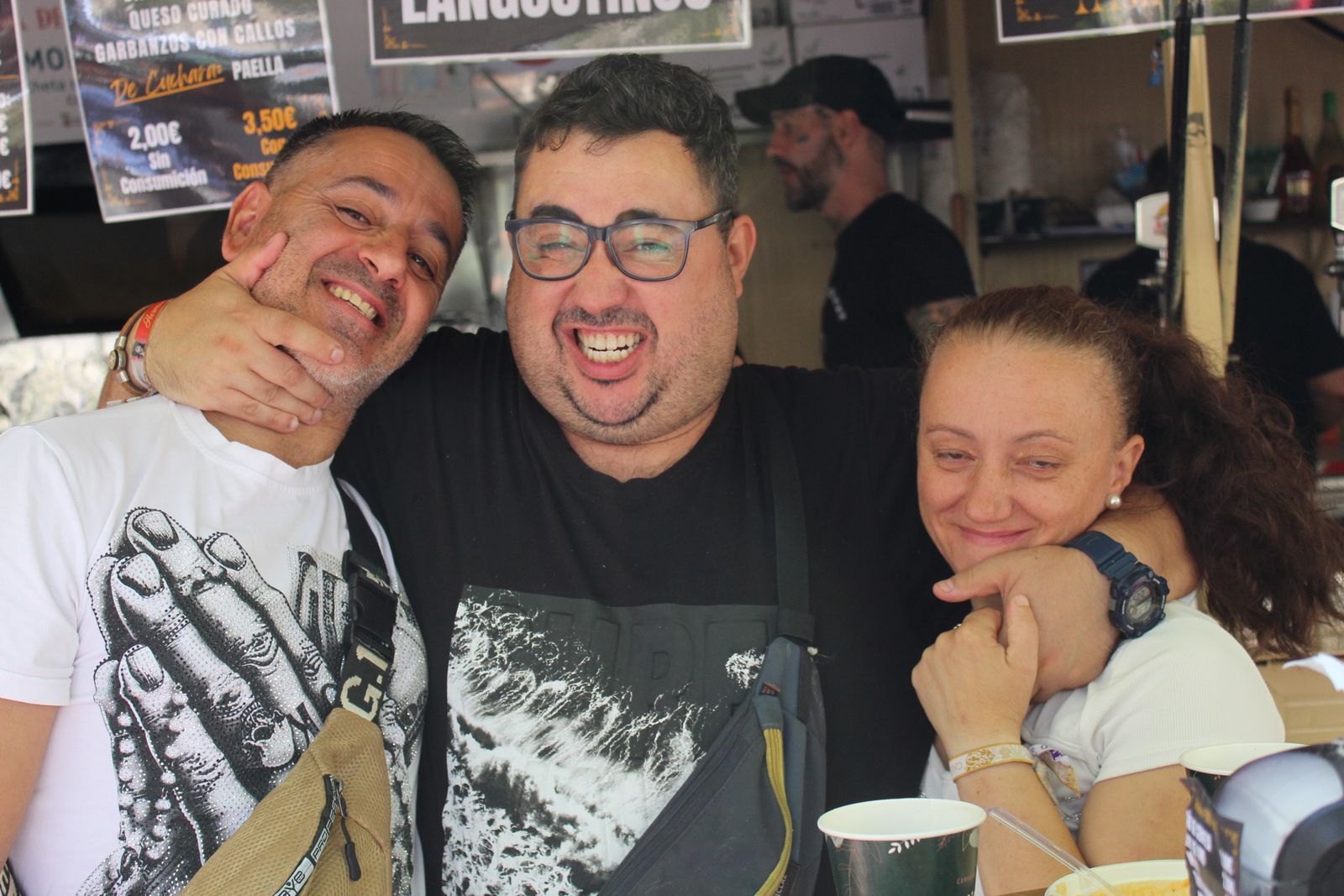 Ambiente en la Feria de Día en el mediodía de este