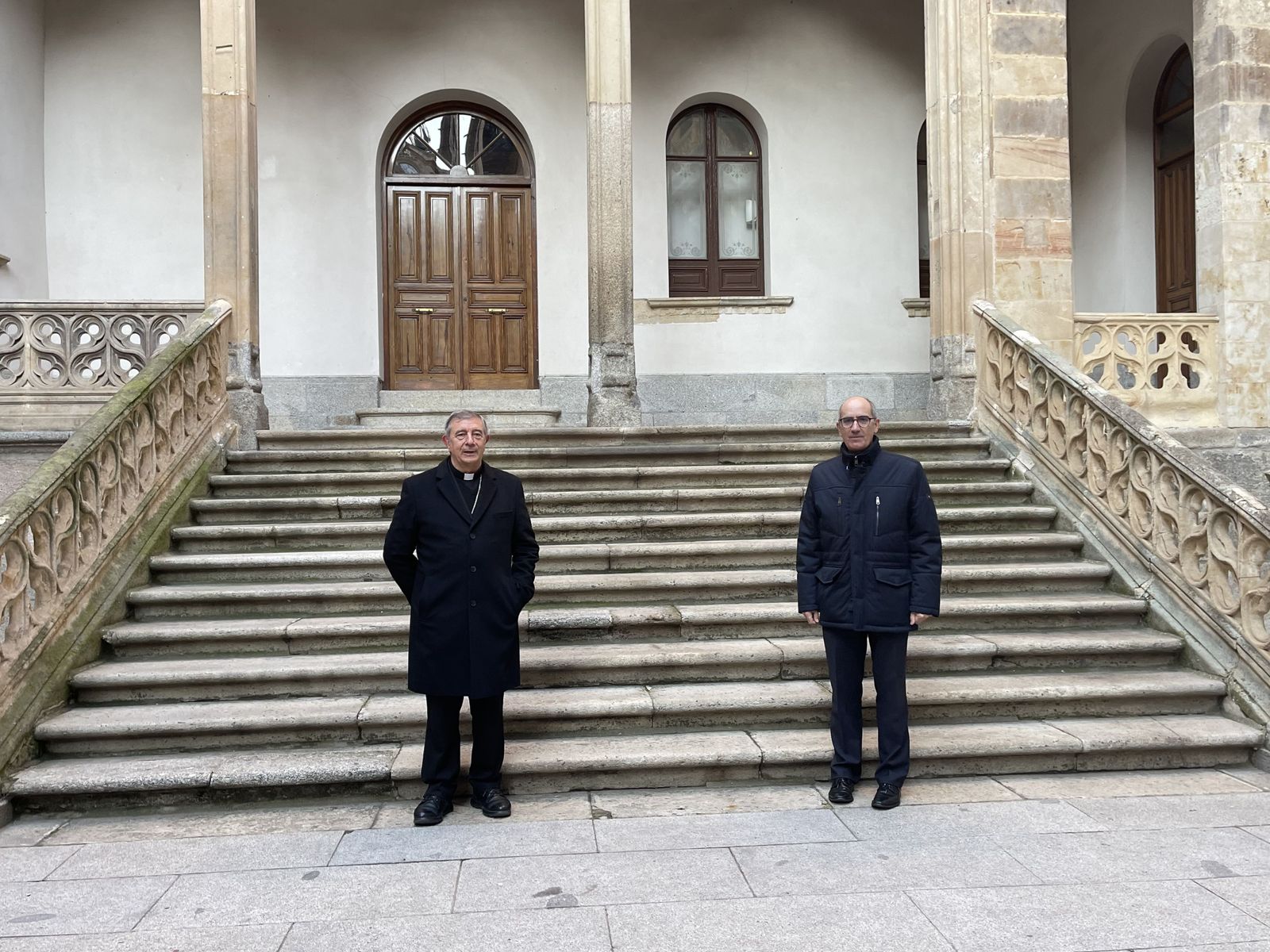 Javier Iglesias y José Luis Retana en la Diputación de Salamanca