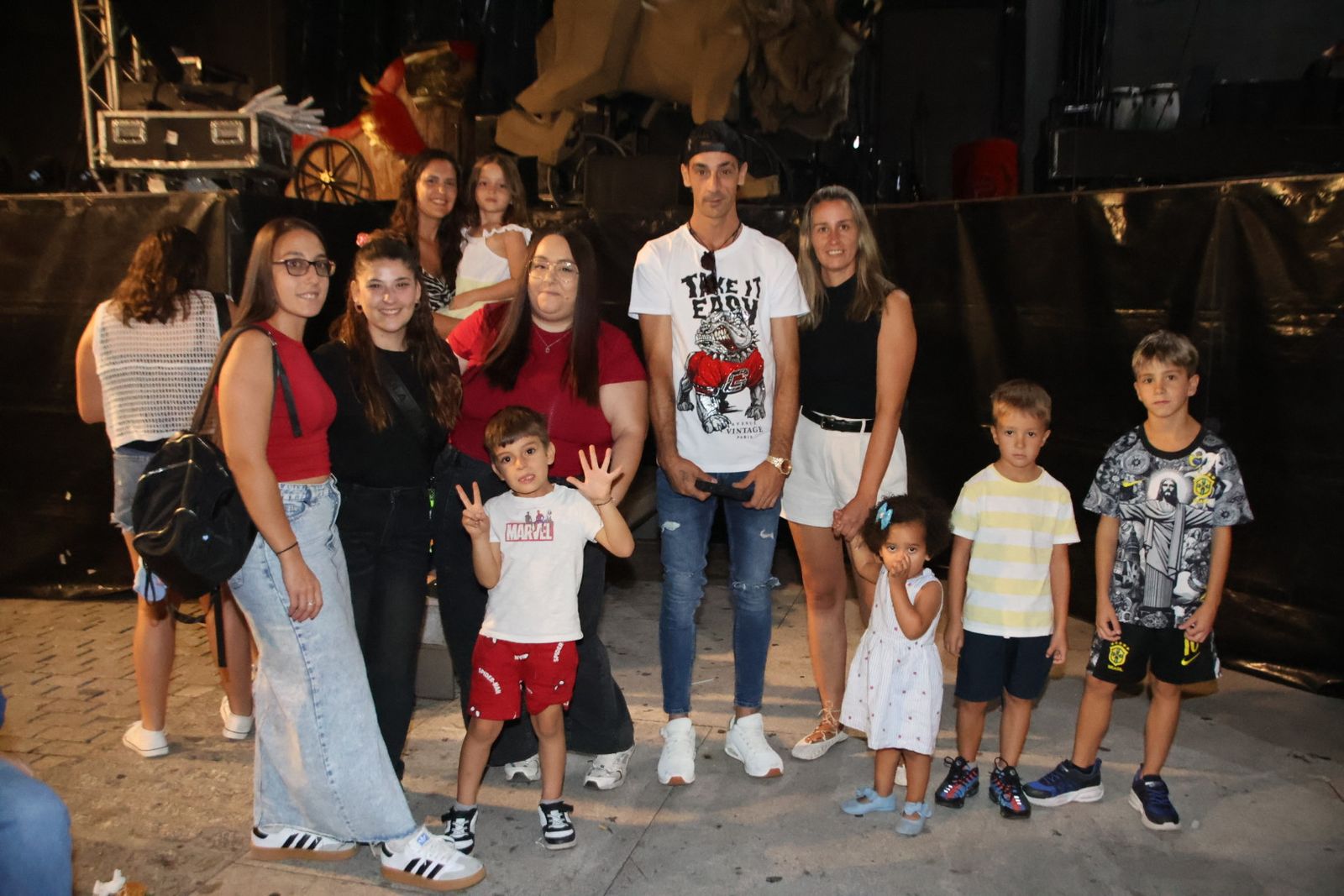 Panorama en la plaza Mayor de Guijuelo