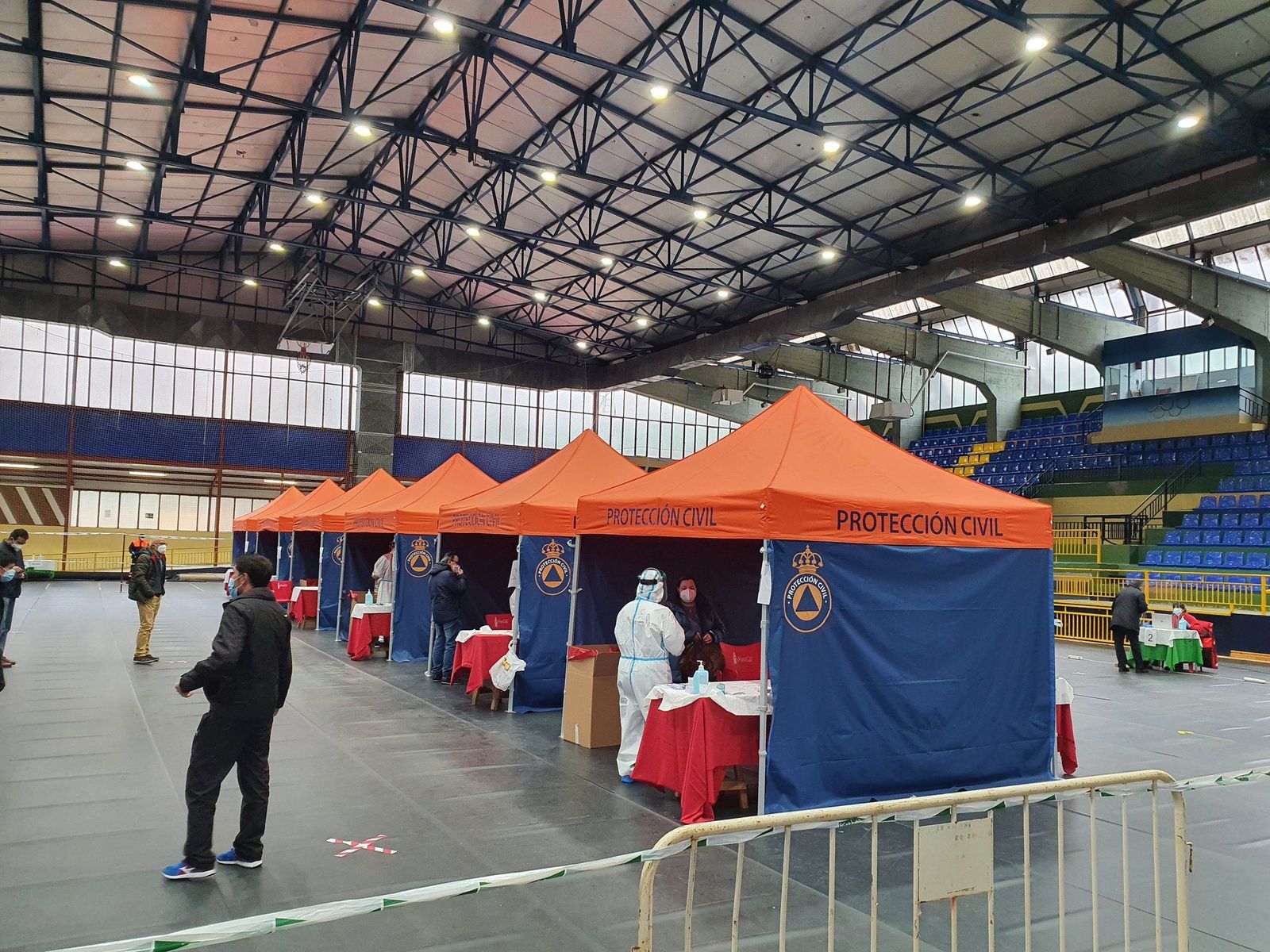 Cribado Masivo en Béjar. Foto: Subdelegación del Gobierno