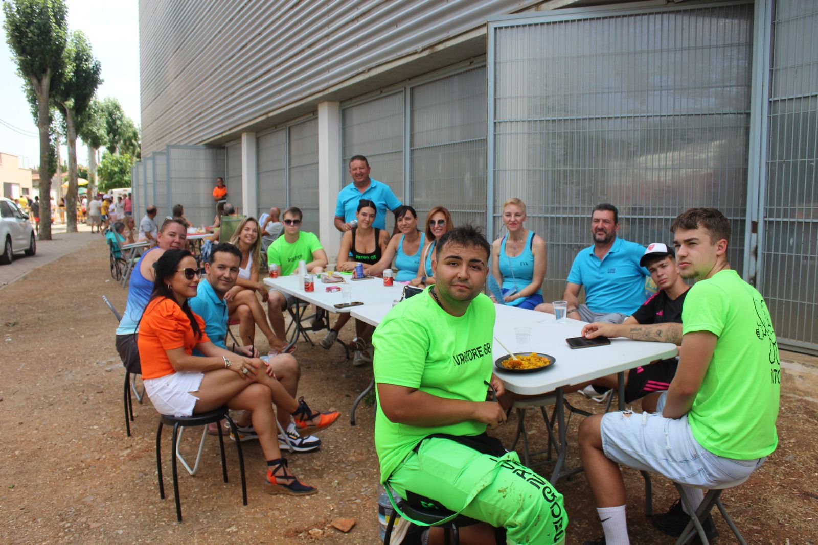 Banquete de paella en Doñinos para despedir sus fiestas por Santo Domingo de Guzmán