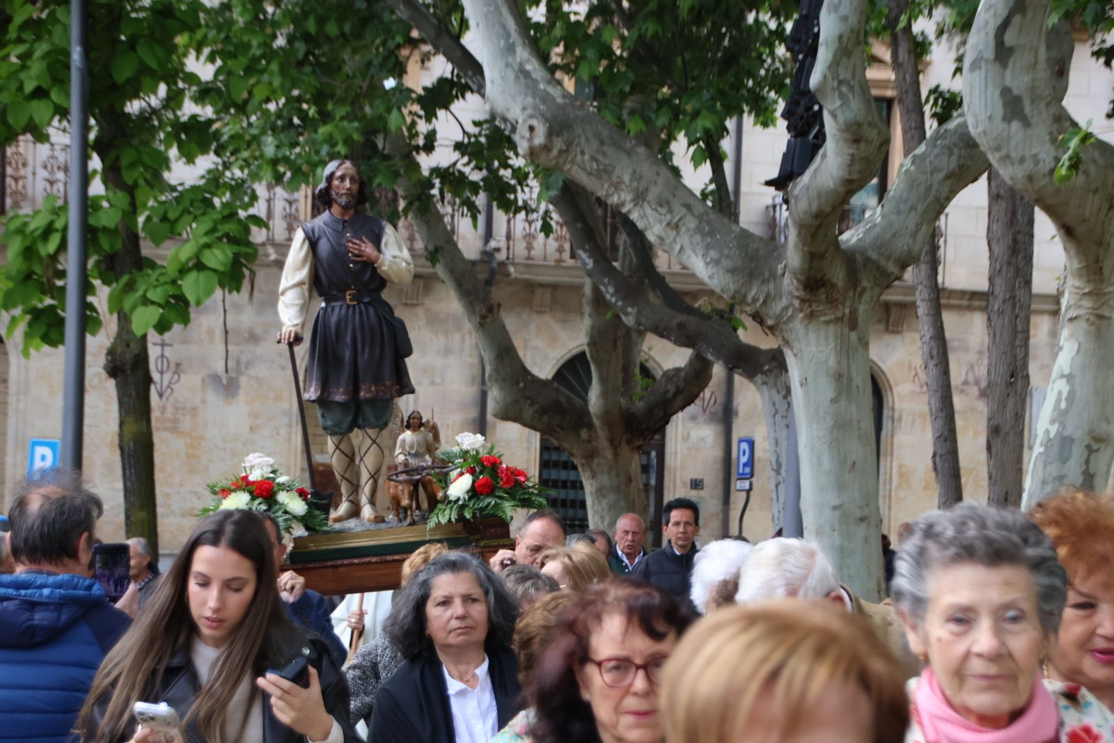 Procesión y bendición simbólica de los campos por el día del patrón de los agricultores, San Isidro Labrador