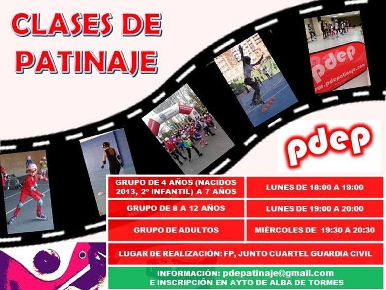 El Ayuntamiento de Alba de Tormes oferta como novedad un curso de patinaje