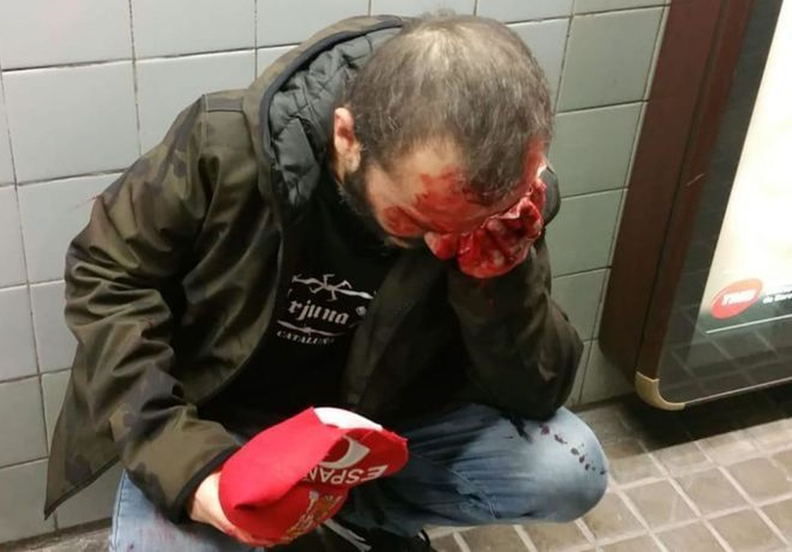 Agresión metro Barcelona