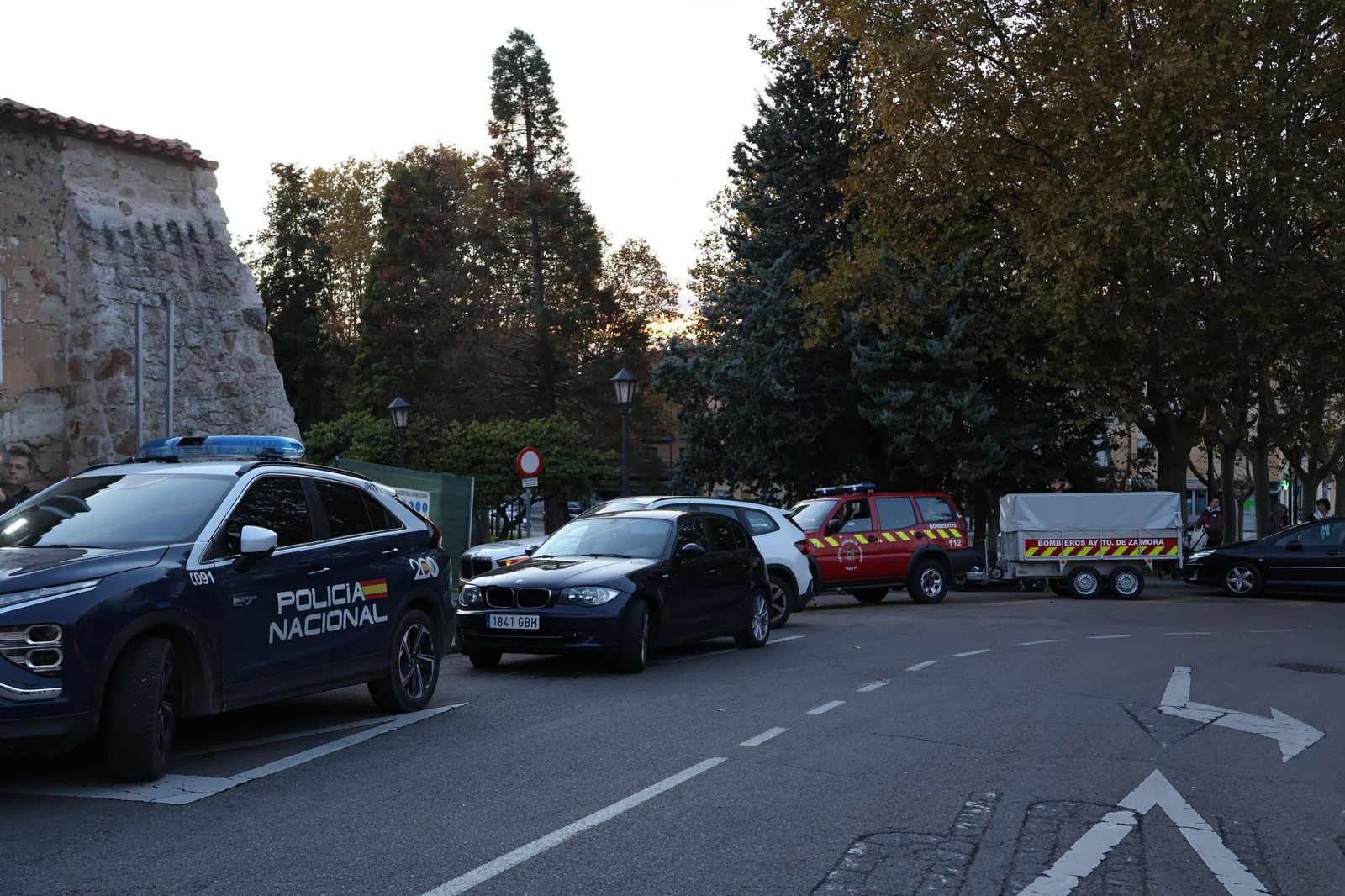 Rescate del ciervo en el Parking de San Martín (2).JPG