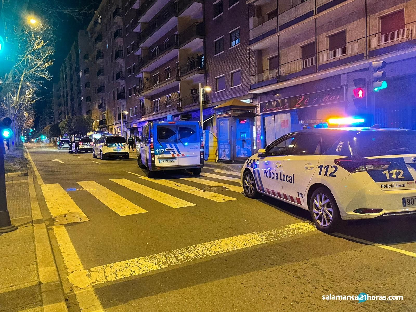 Pelea entre dos parejas en la avenida de Portugal