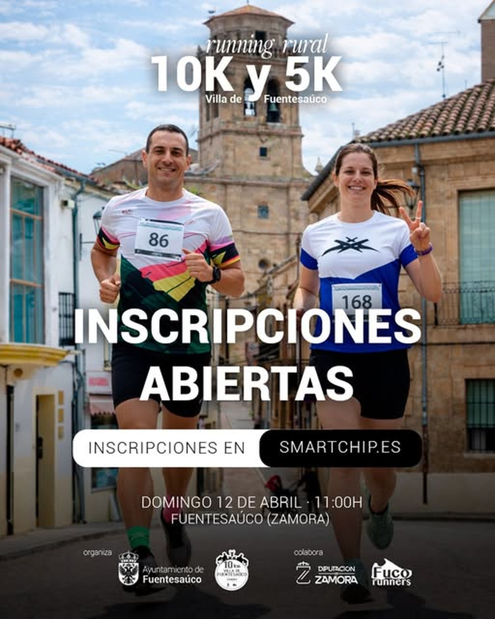 El Running Rural de Fuentesaúco cuenta con dos modalidades de 10 y 5 kilómetros