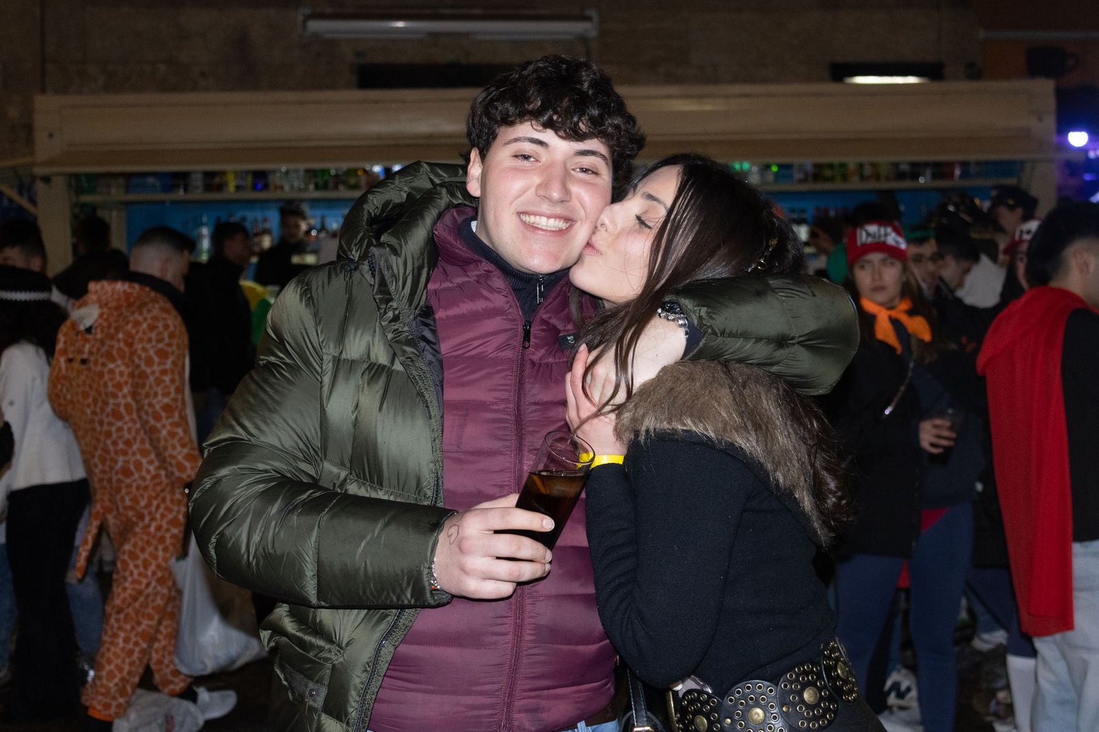 Salamanca de noche, sábado del Carnaval del Toro de Ciudad Rodrigo