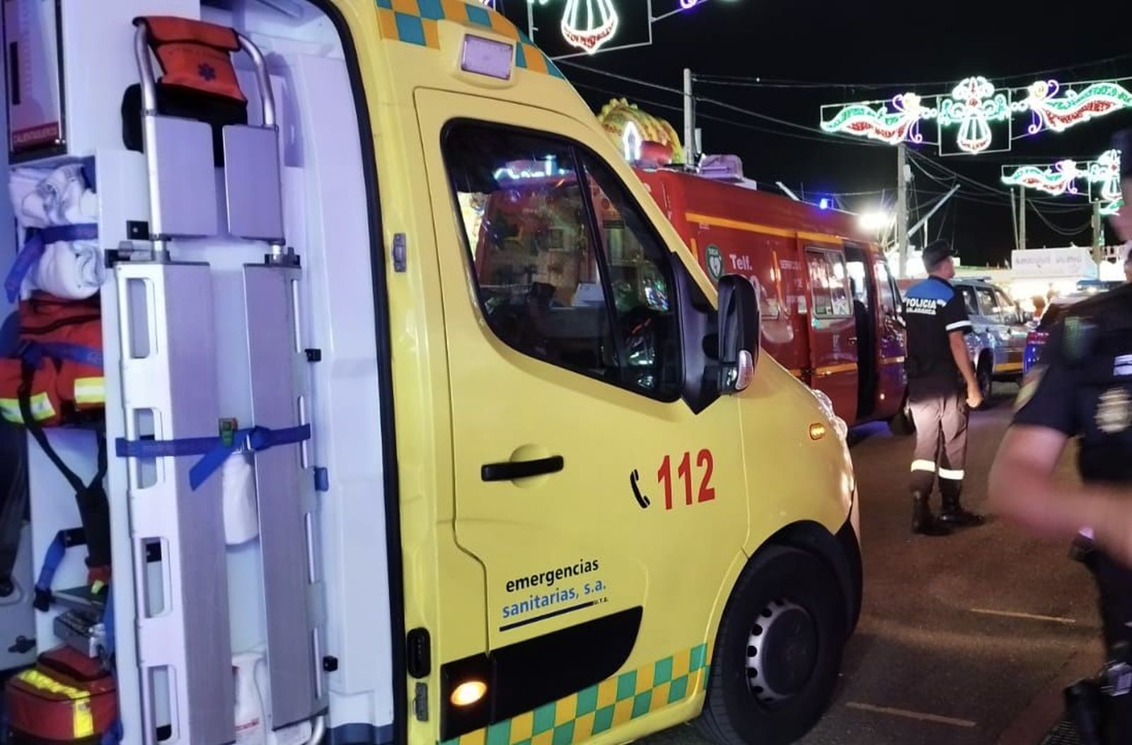 Accidente en el recinto ferial de La Aldehuela