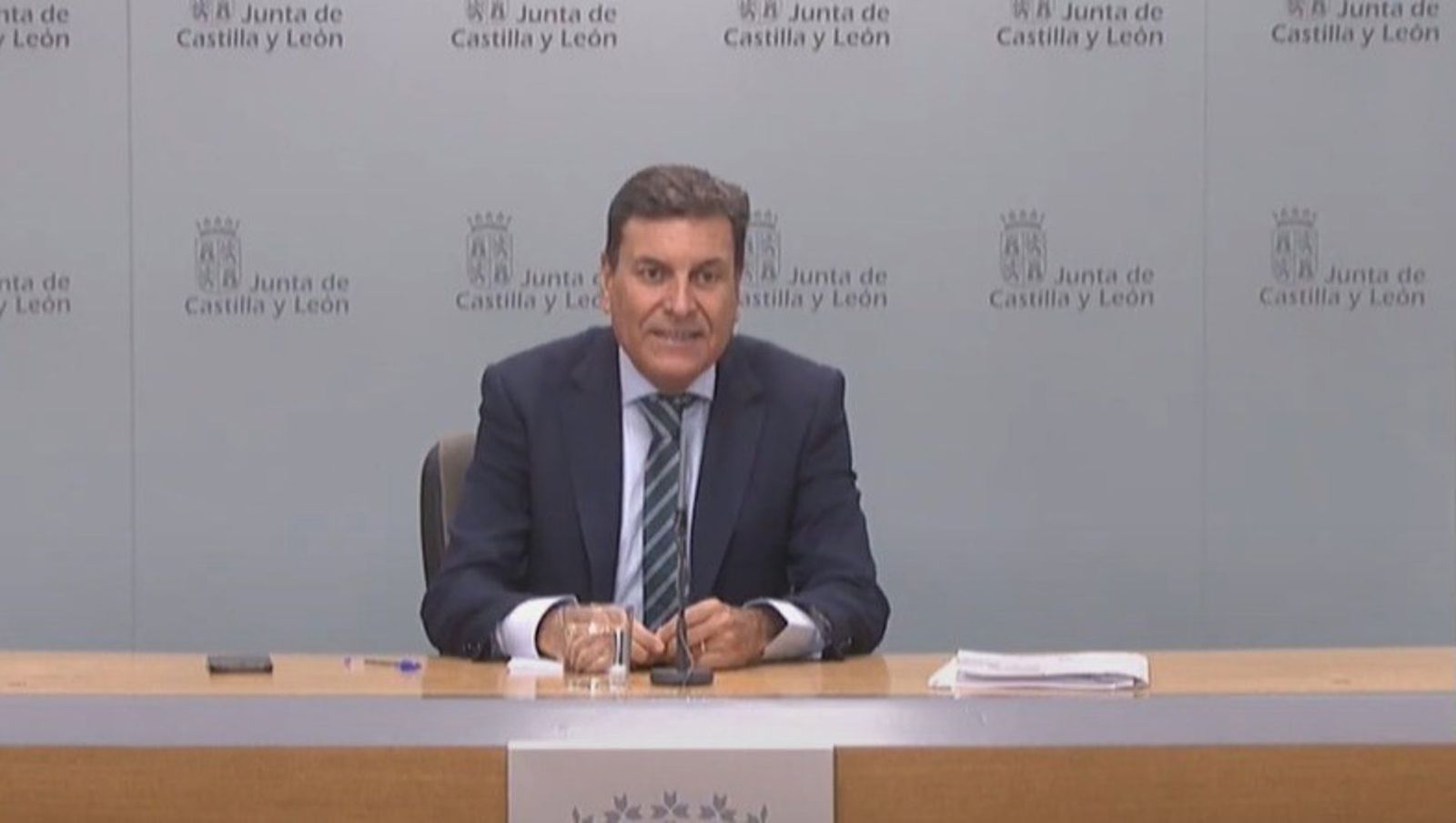 Archivo - El consejero de Economía y Hacienda y portavoz del Ejecutivo autonómico, Carlos Fernández Carriedo. Archivo. - JCYL - Archivo