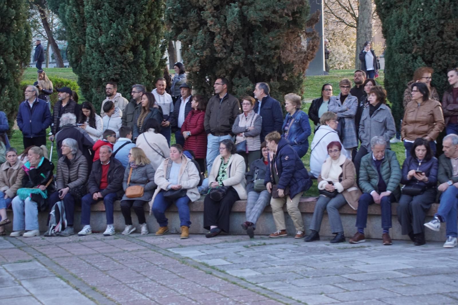 María Nuestra Madre y el Cristo del Amor y de la Paz en la procesión de la Semana Santa 2026 en Salamanca