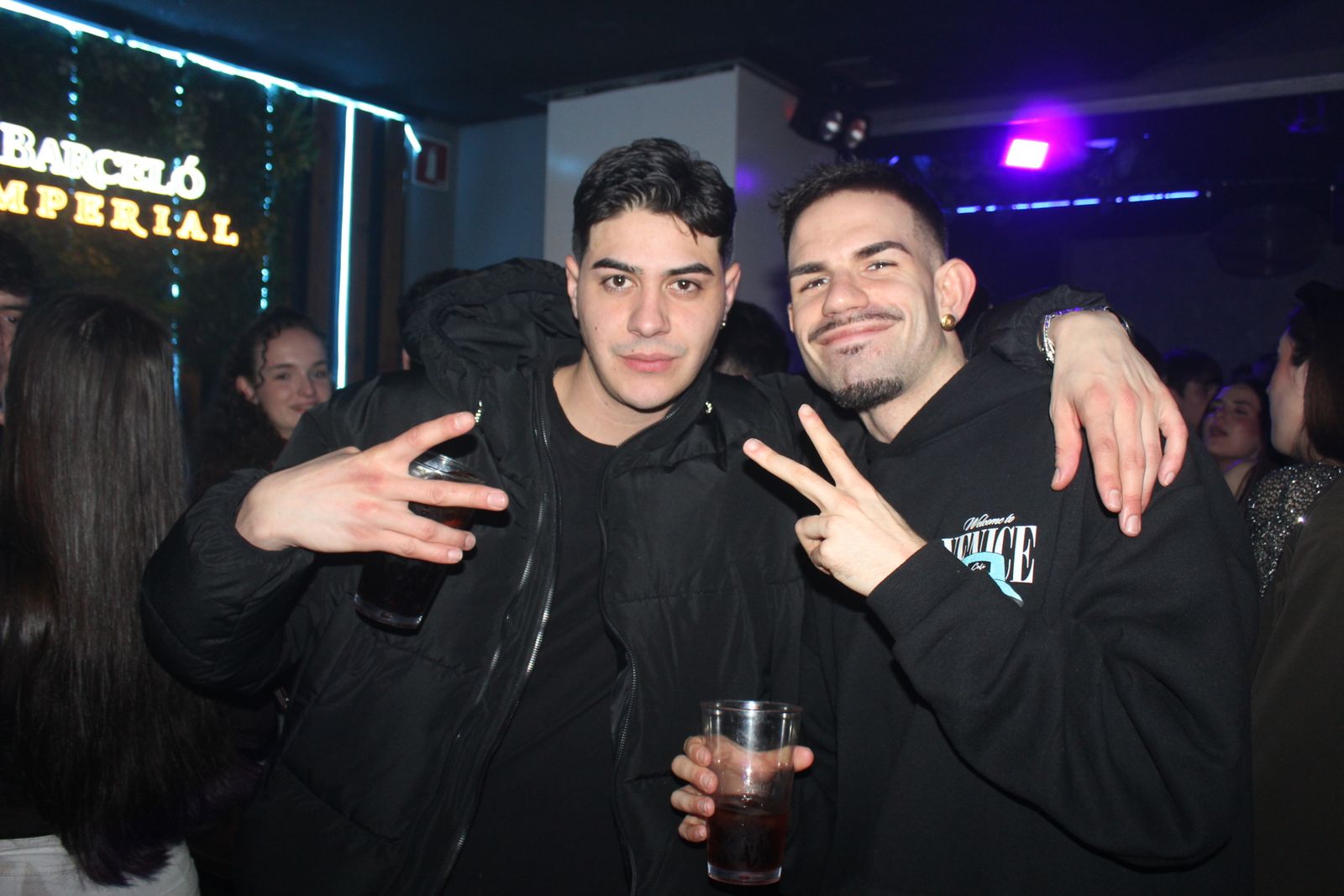 Salamanca de noche, sabado 24 de enero