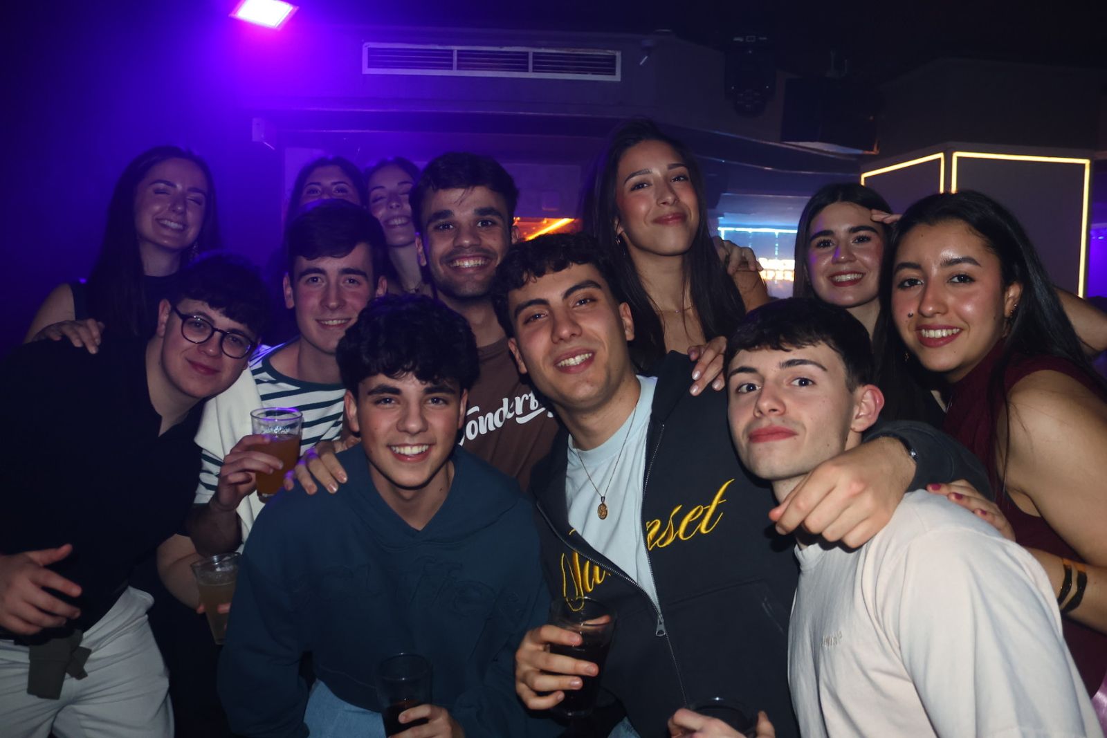 Salamanca de noche, jueves 19 de febrero