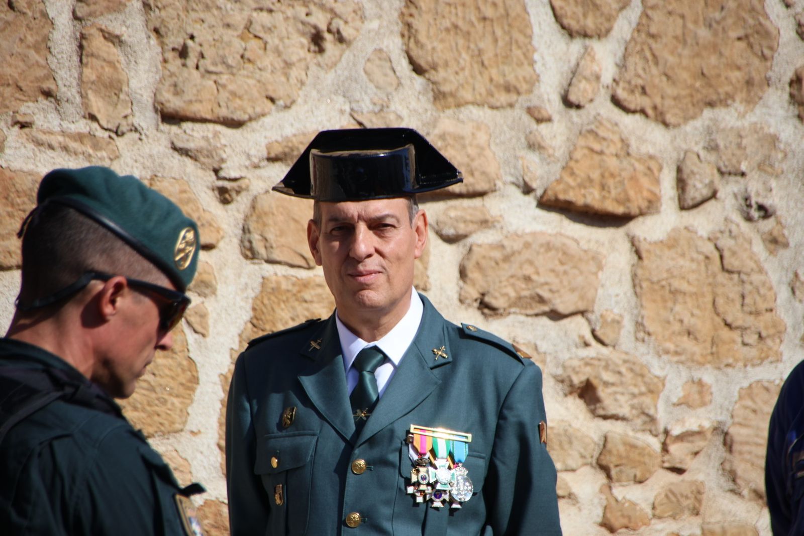 Inauguración glorieta a la Guardia Civil en Villares de la Reina