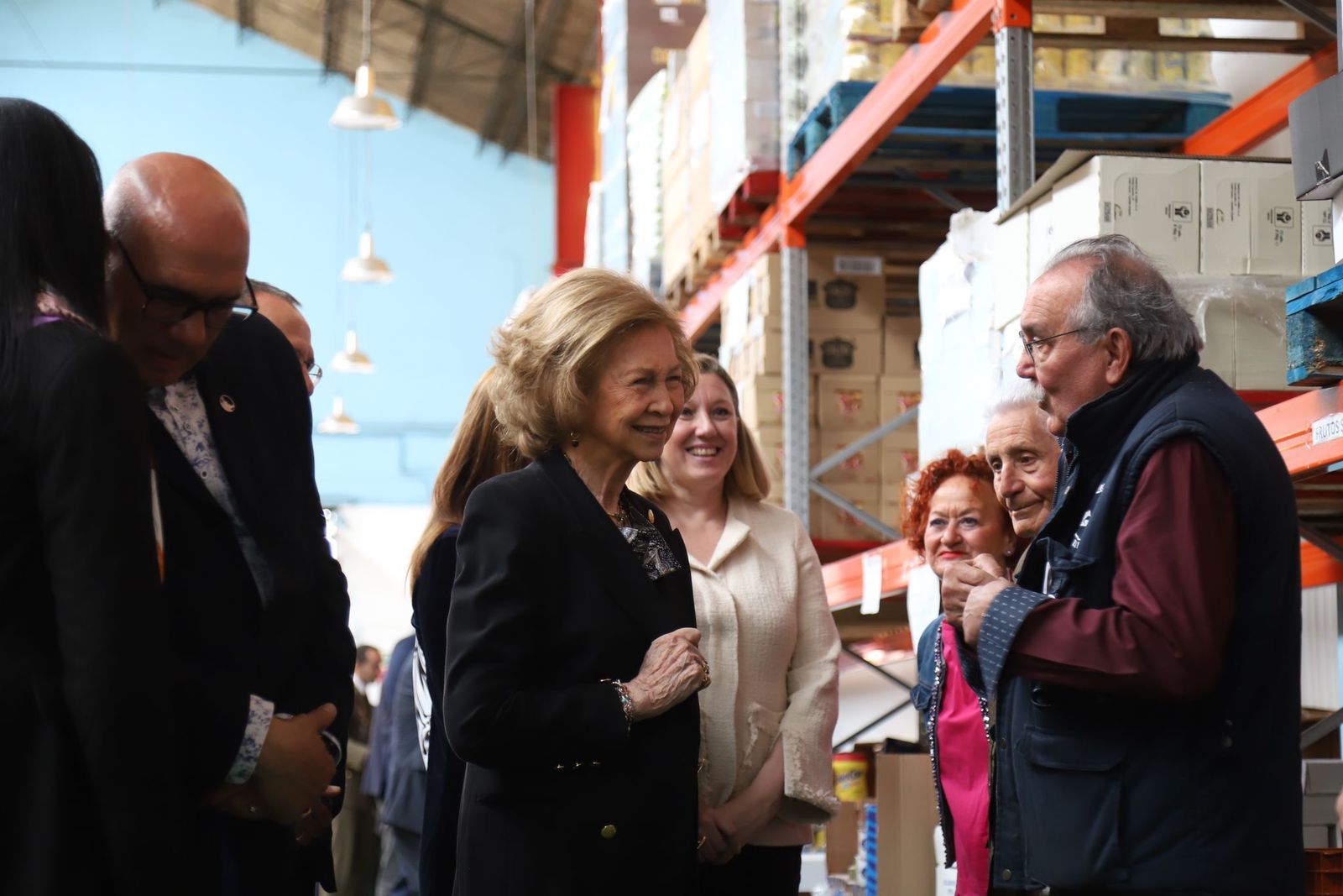 La reina Sofía durante su última visita en Zamora