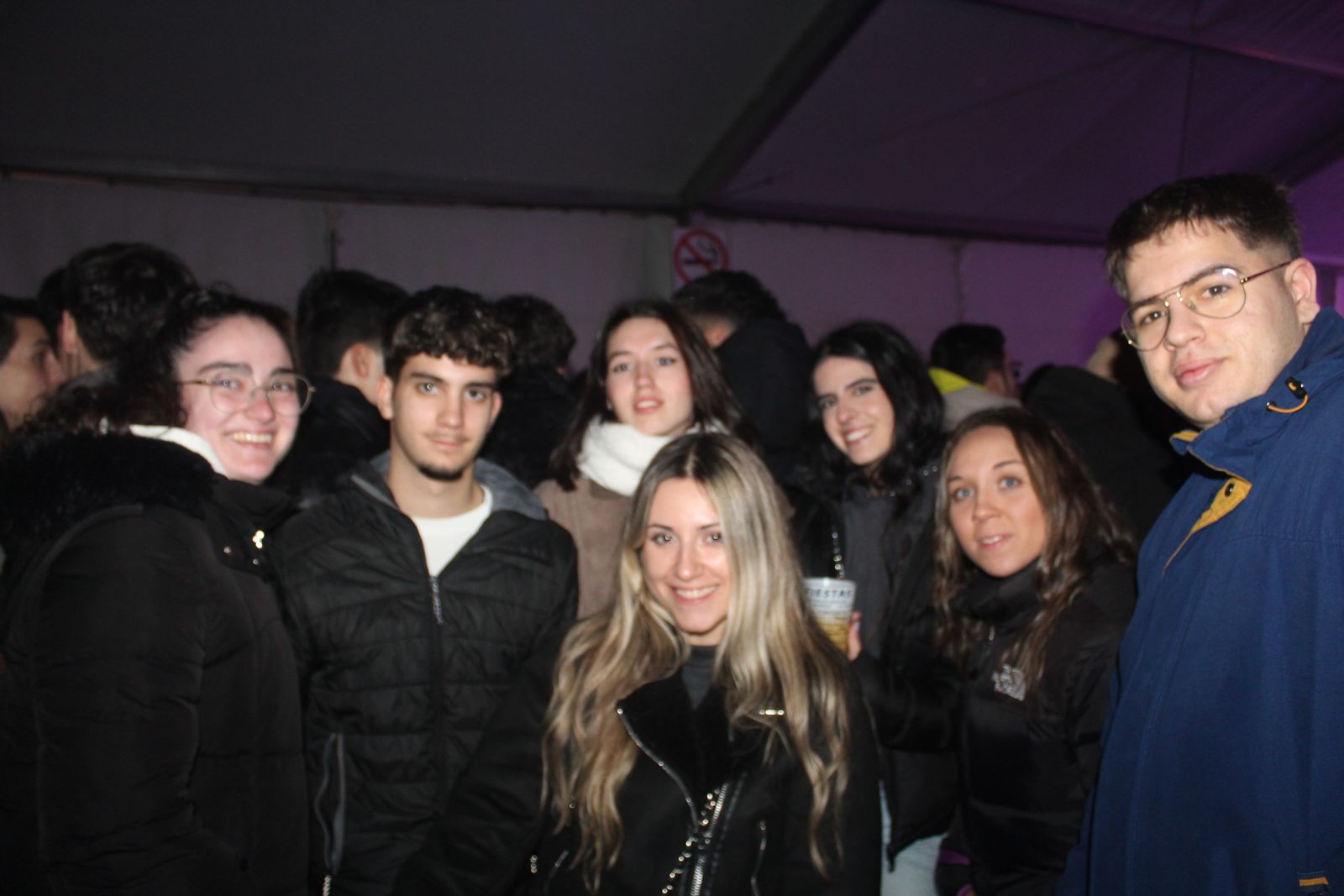 Salamanca de noche, sábado 7 de febrero