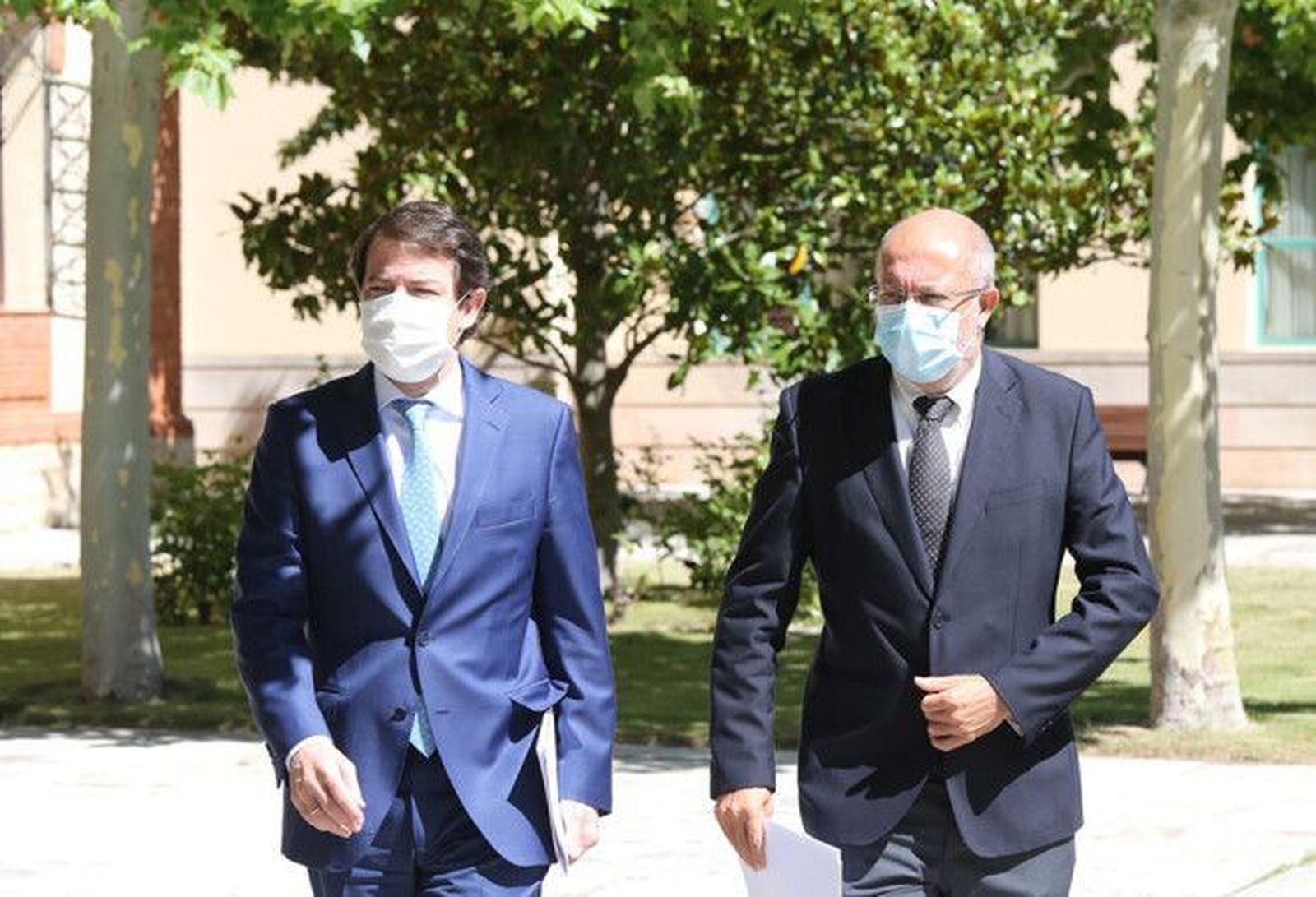 El presidente manueco y el vicepresidente igea