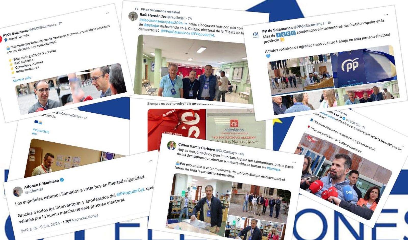 Imagen de archivo por las Elecciones Europeas en redes sociales - S24H