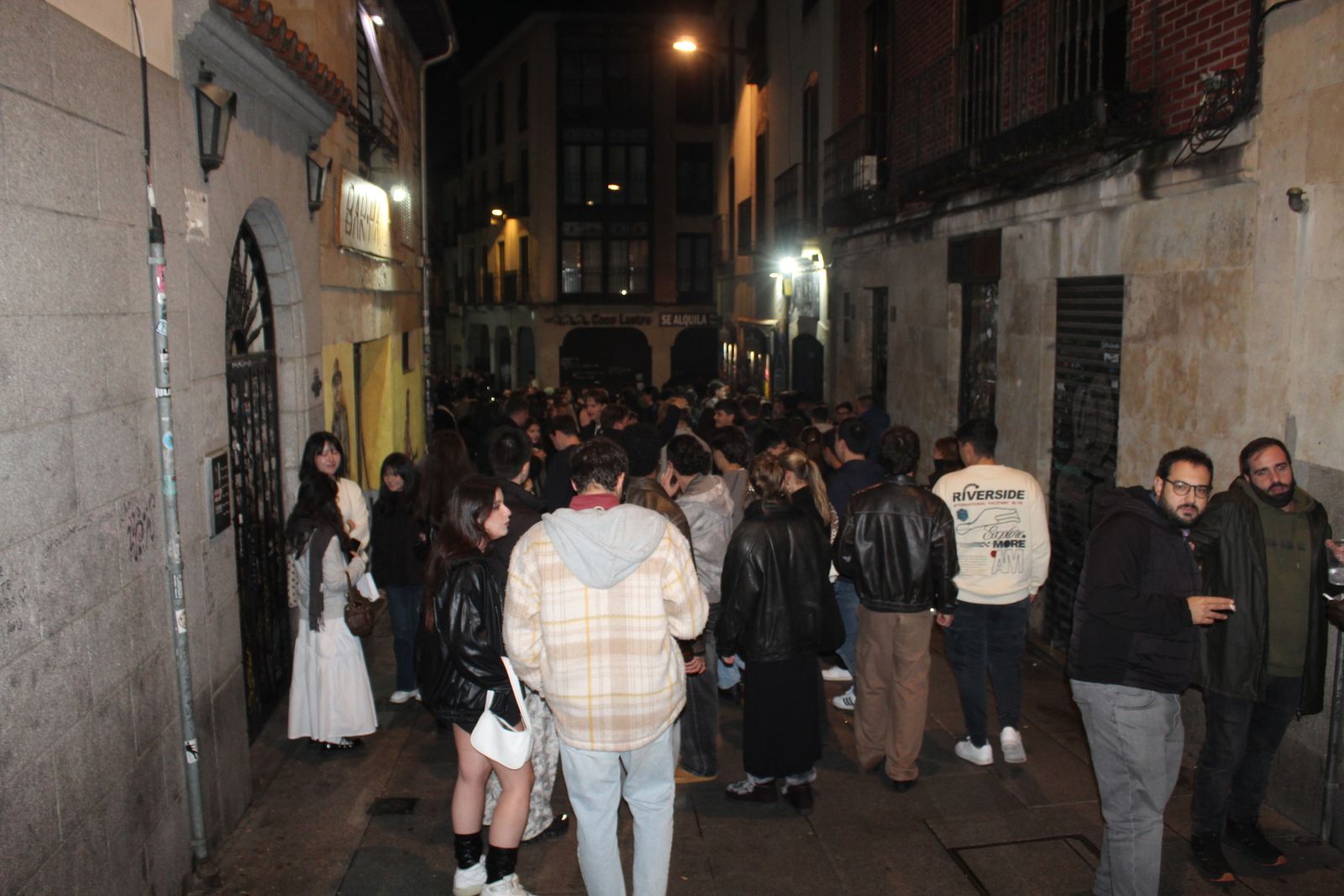 Salamanca de noche, sábado 15 de noviembre