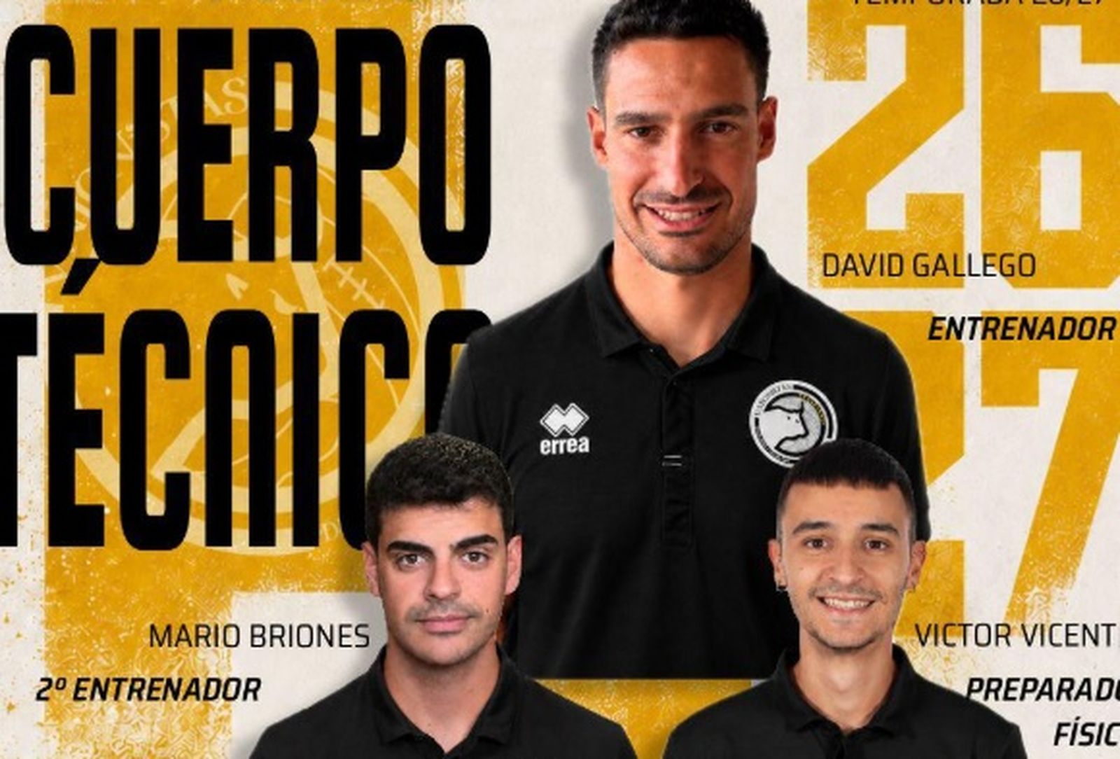 Cuerpo Técnico de Unionistas en División de Honor para la temporada 26/27