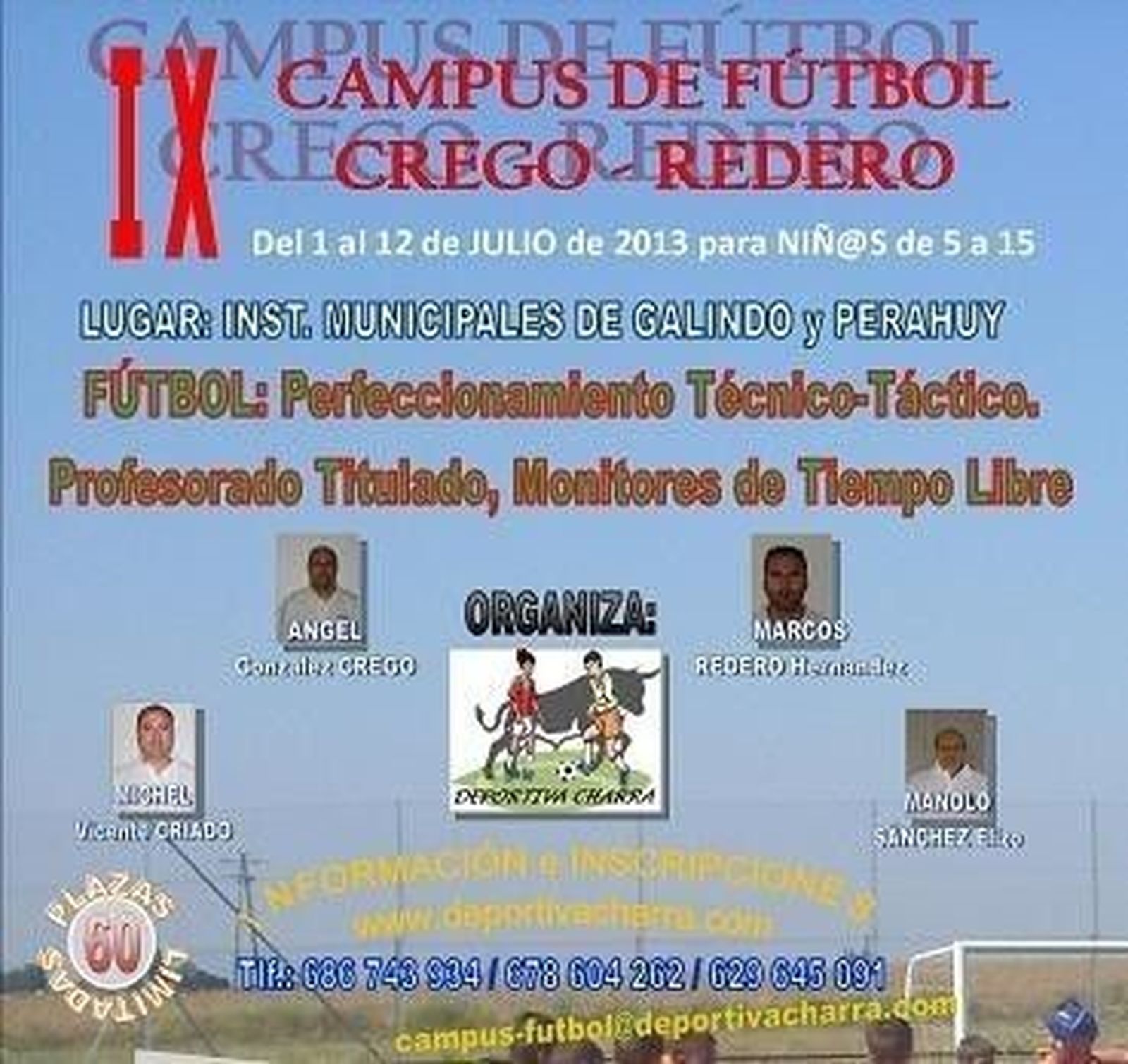Nueva edición del Campus de fútbol Crego-Redero