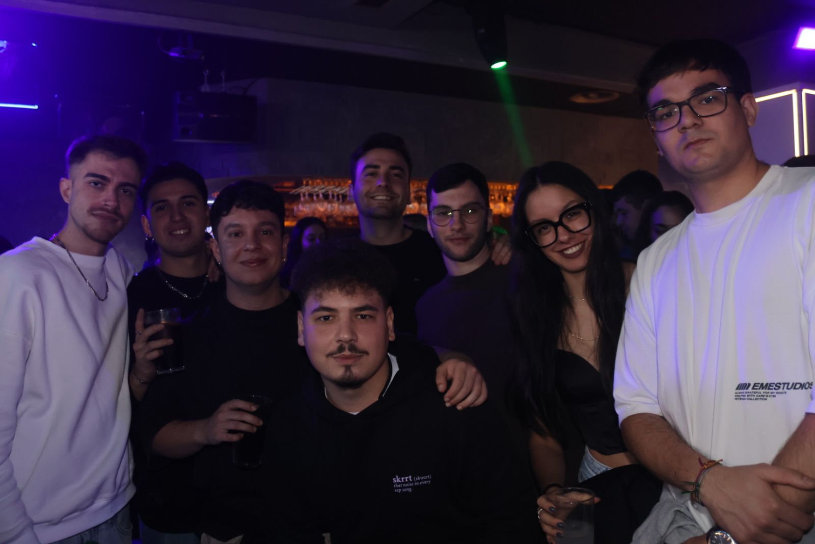 Salamanca de noche, sábado 17 de enero