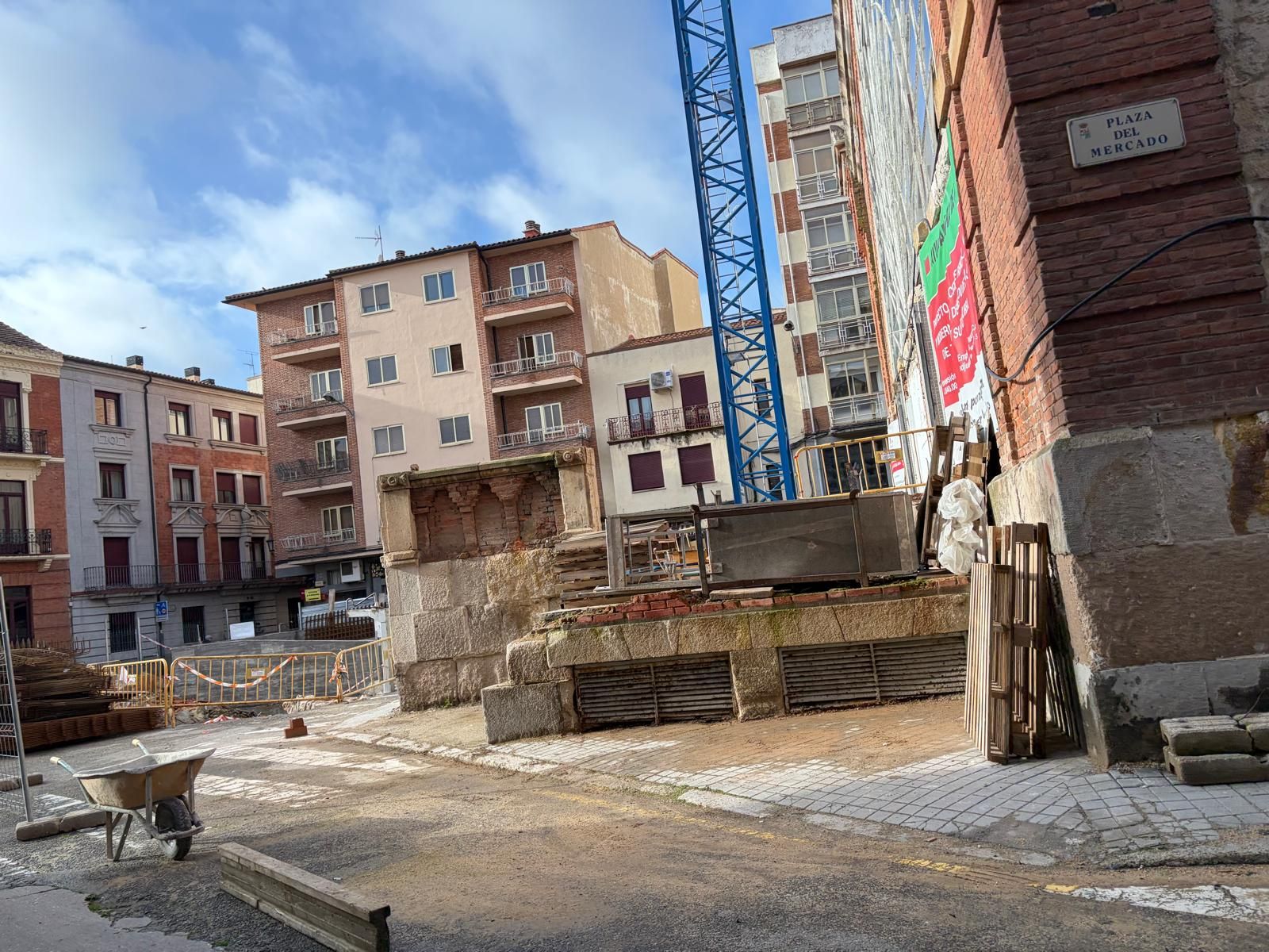 Mercado de Abastos en obras