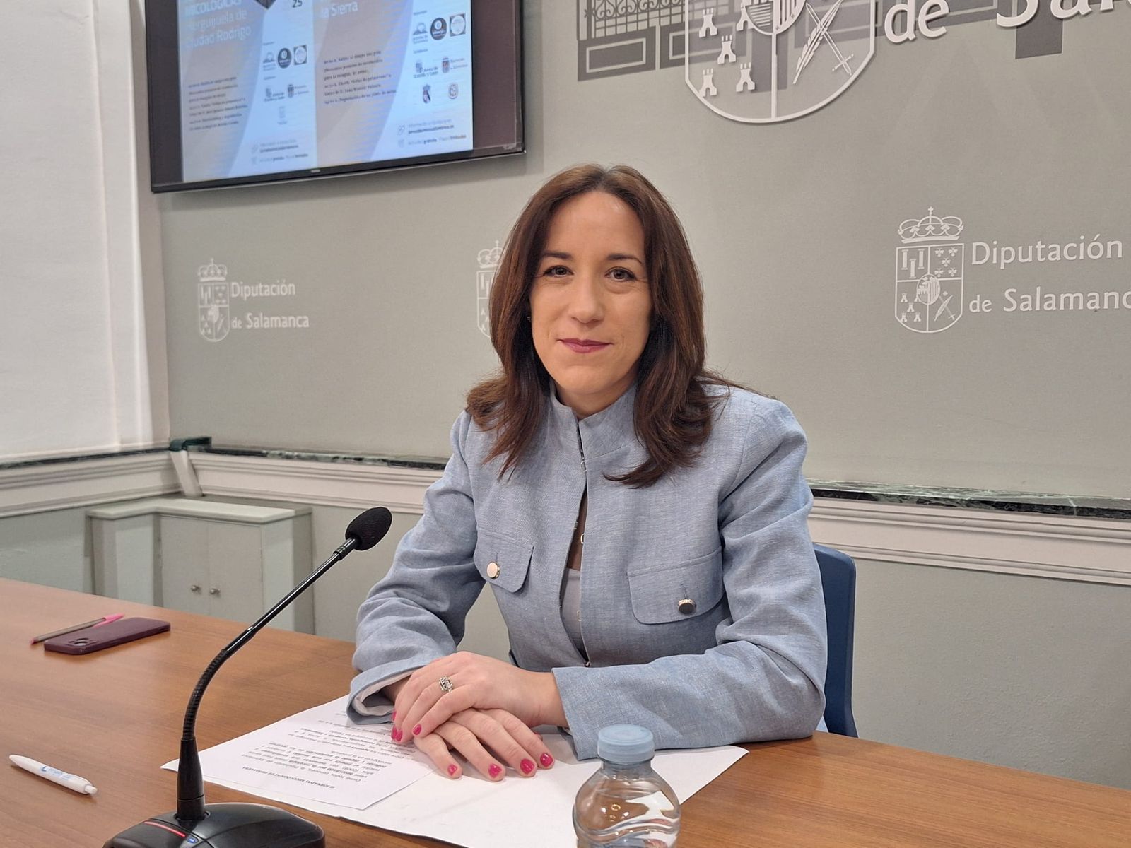 La diputada Pilar Sánchez presenta las jornadas micológicas de primavera
