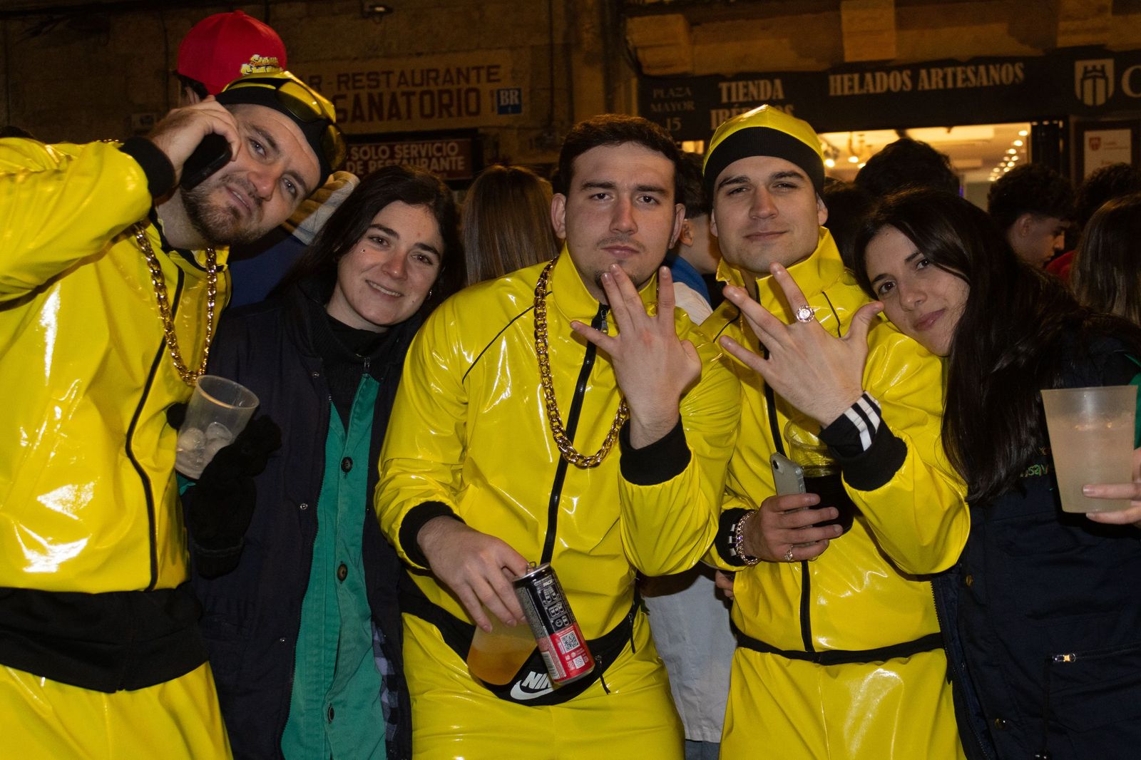 Salamanca de noche, sábado del Carnaval del Toro de Ciudad Rodrigo