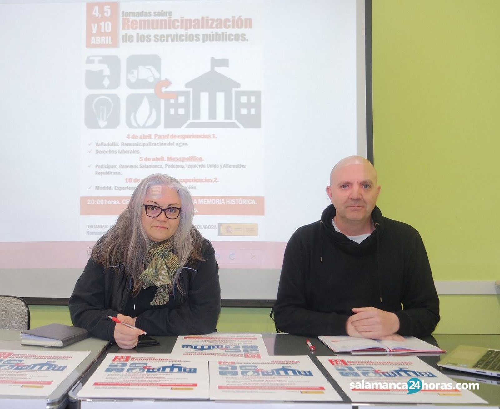 María Ángeles Galán y César Rodrigo Vicente